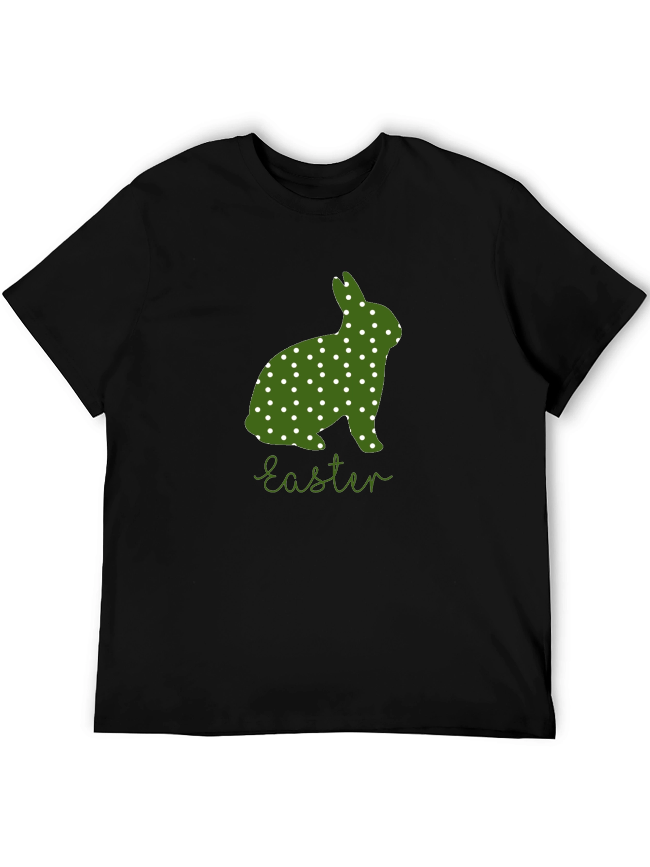 Easter Bunny Polka Dot T-Shirt - Cute Holiday Tee