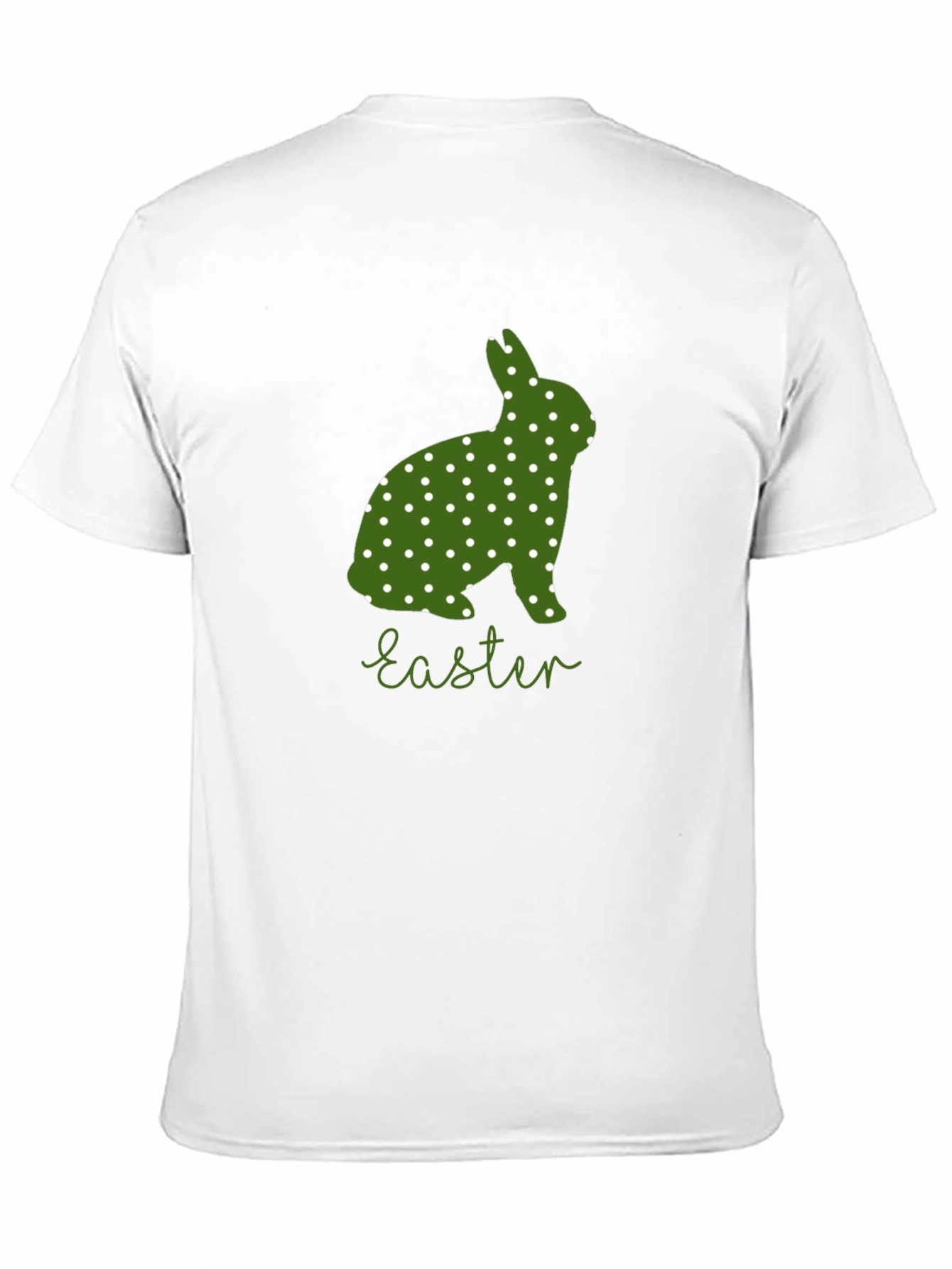 Easter Bunny Polka Dot T-Shirt - Cute Holiday Tee
