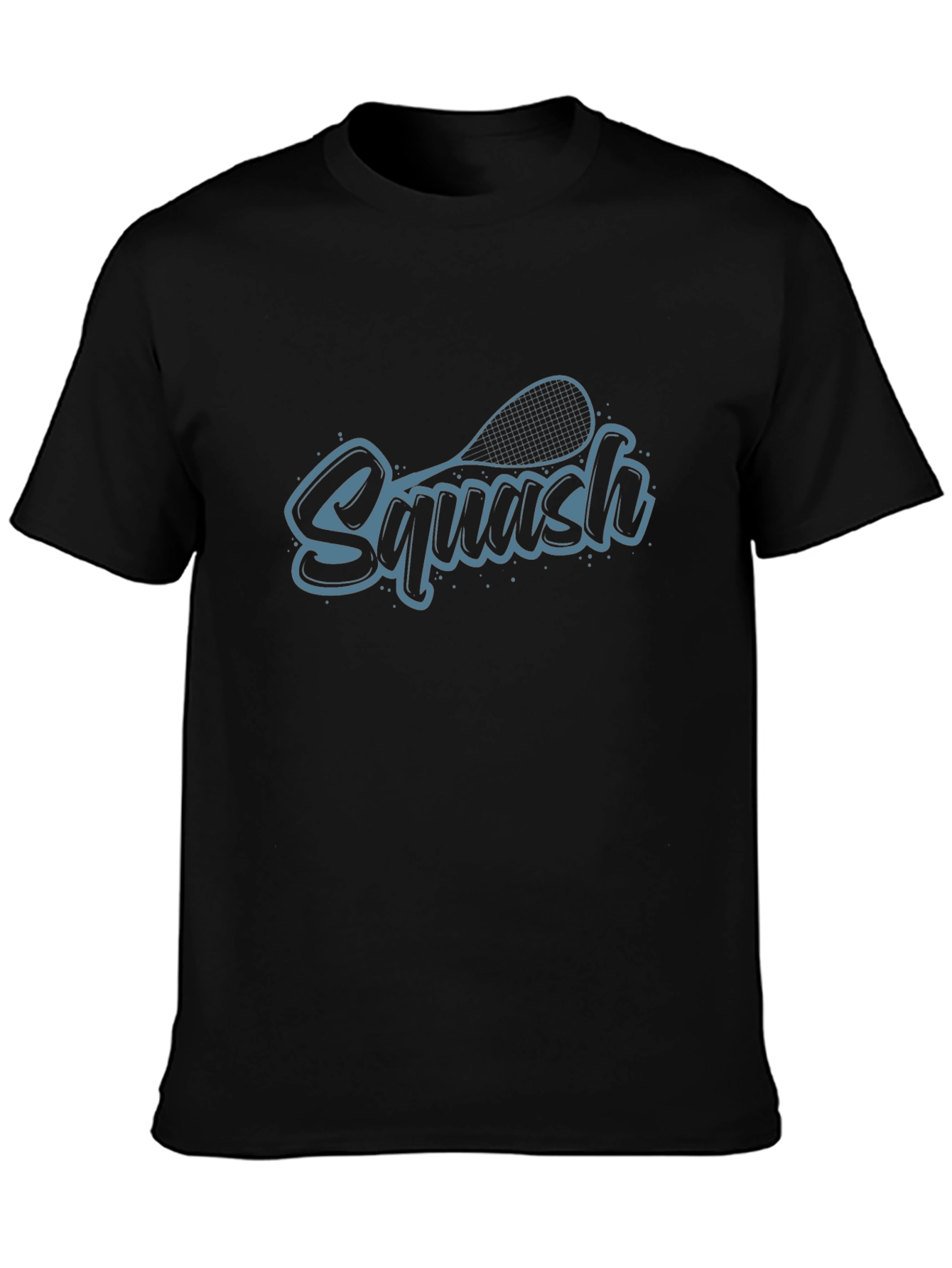 Squash Graphic T-Shirt - Black