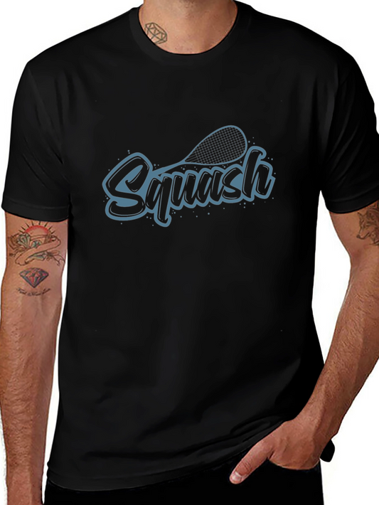Squash Graphic T-Shirt - Black