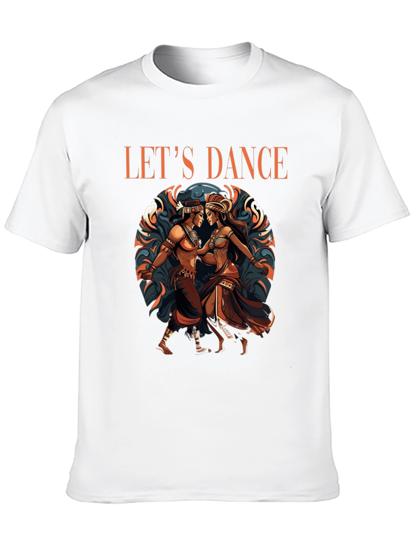 Lets Dance Graphic Tee - Tribal Couple Design