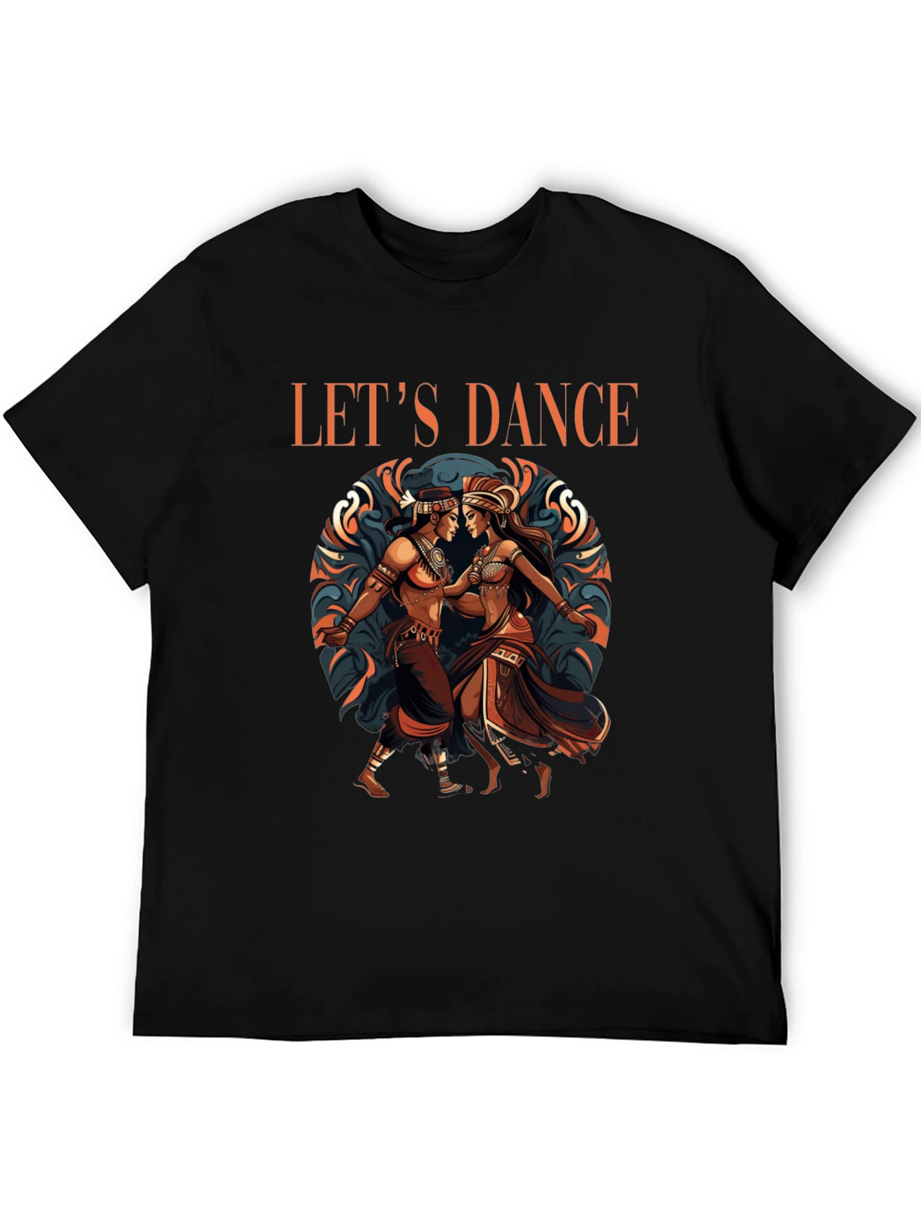 Lets Dance Graphic Tee - Tribal Couple Design
