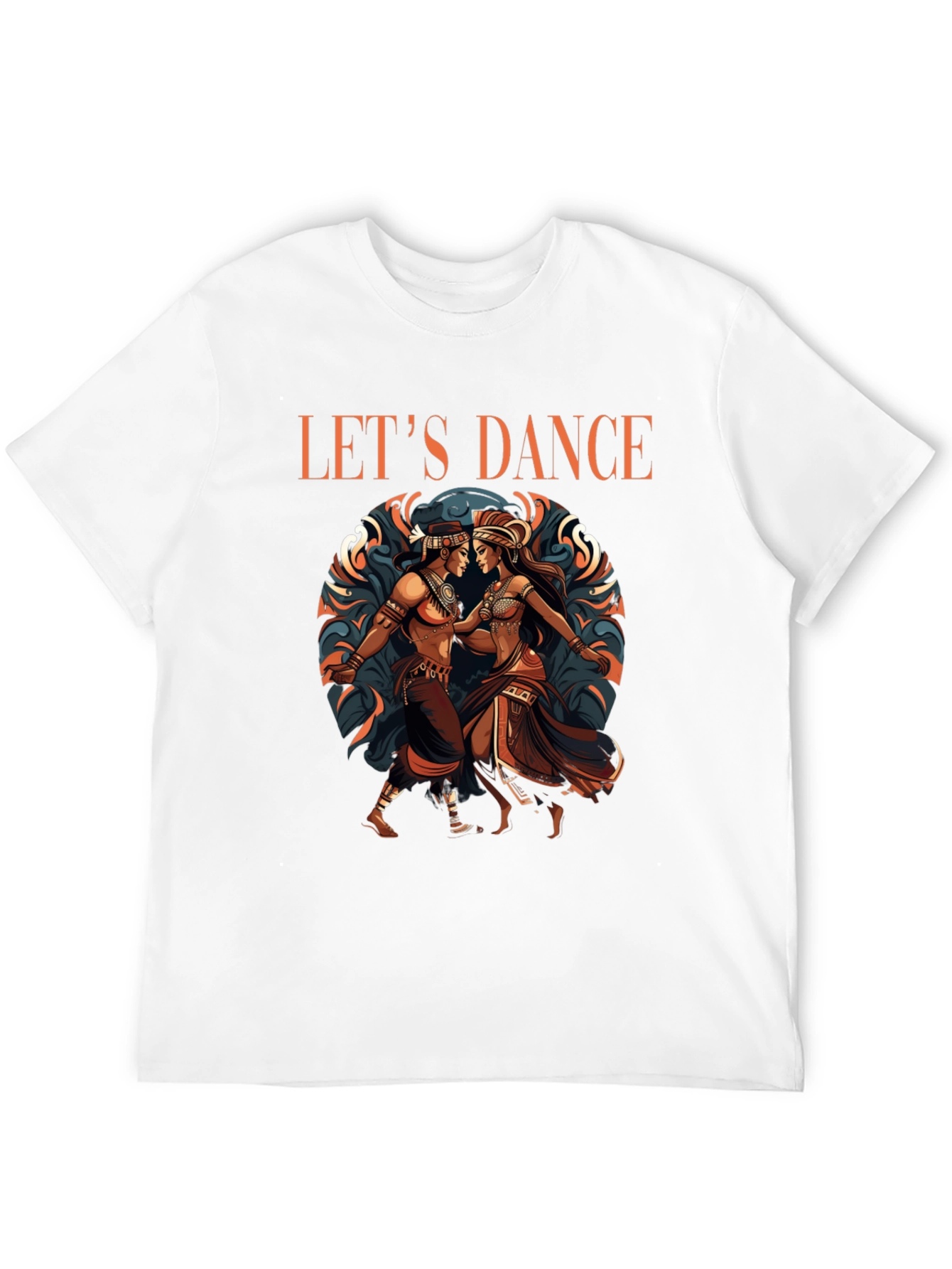 Lets Dance Graphic Tee - Tribal Couple Design
