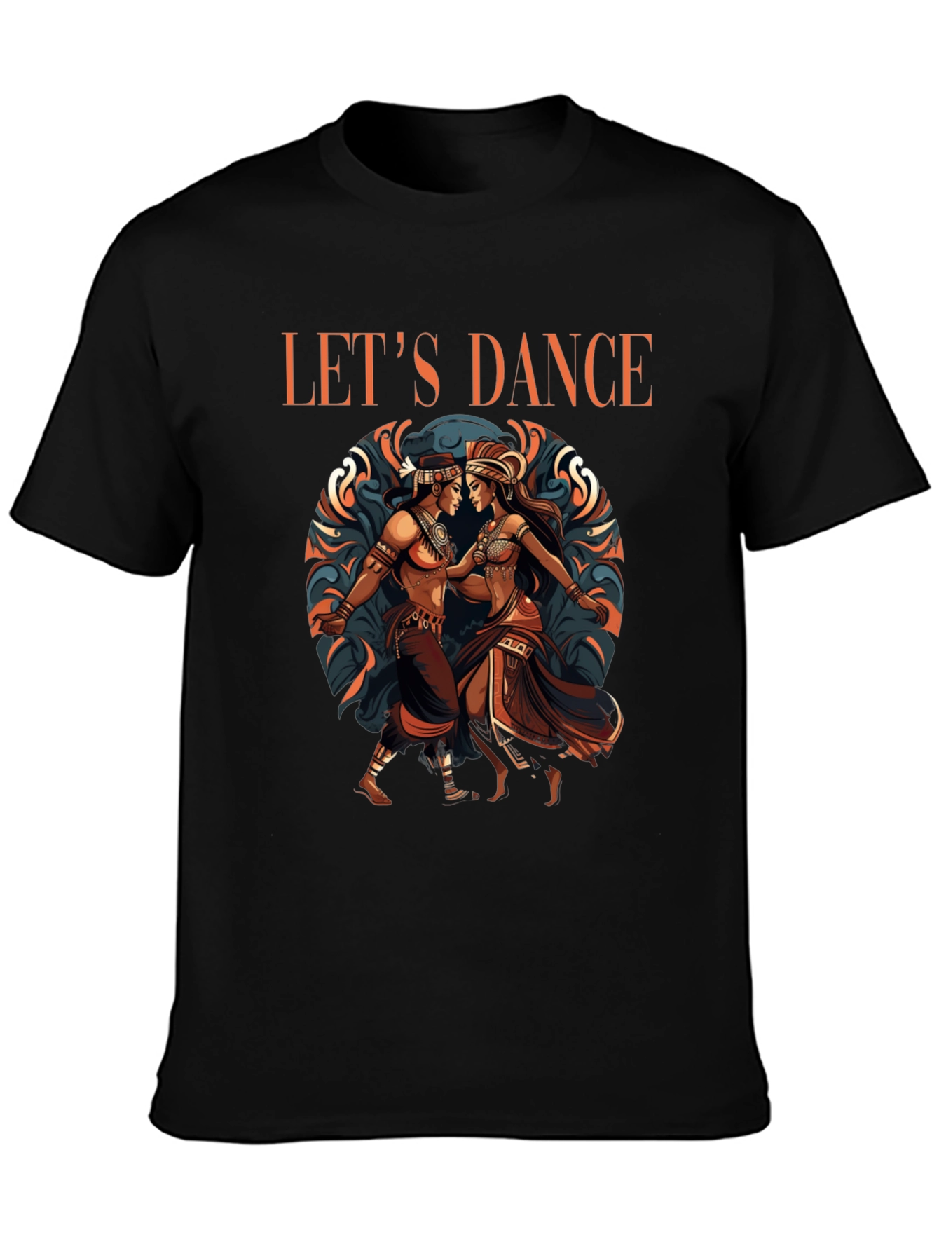 Lets Dance Graphic Tee - Tribal Couple Design
