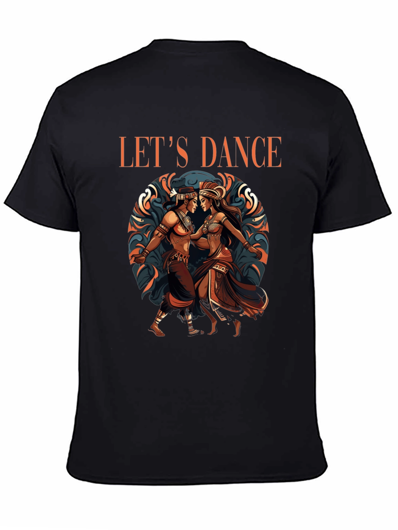 Lets Dance Graphic Tee - Tribal Couple Design