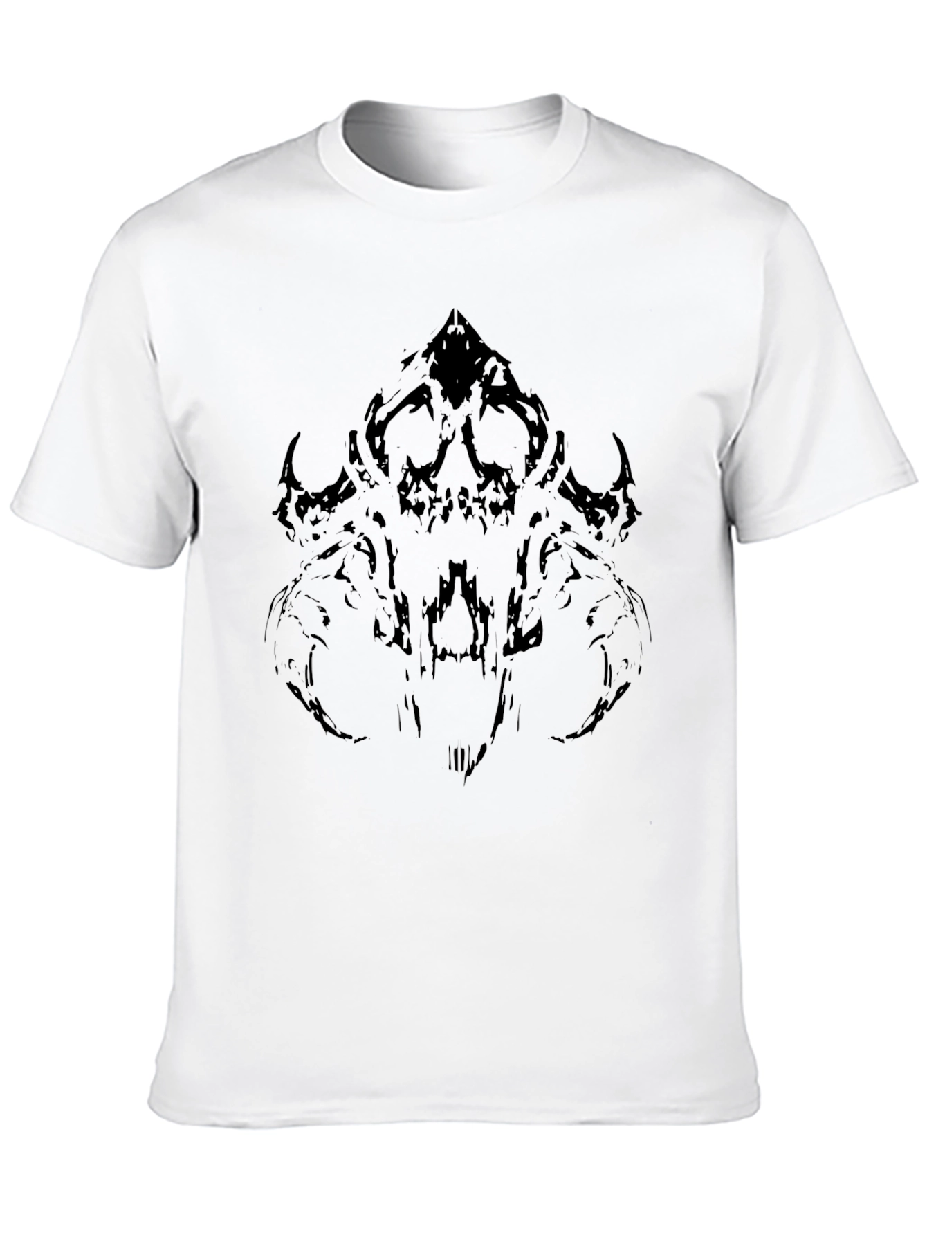 Skull Graphic Black T-Shirt for Men