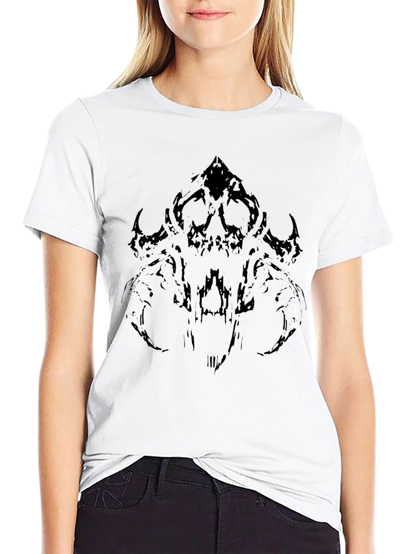 Skull Graphic Black T-Shirt for Men