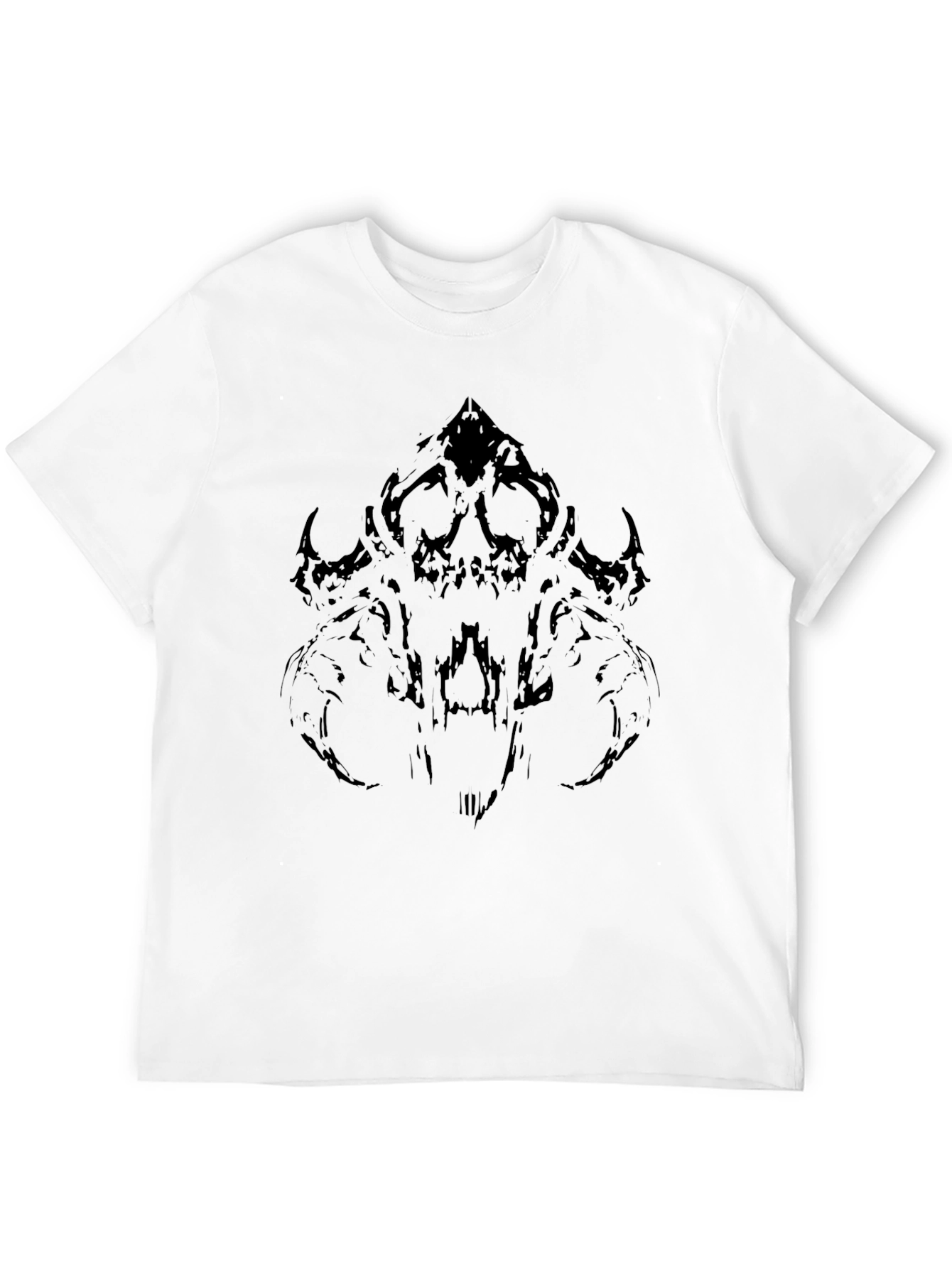 Skull Graphic Black T-Shirt for Men