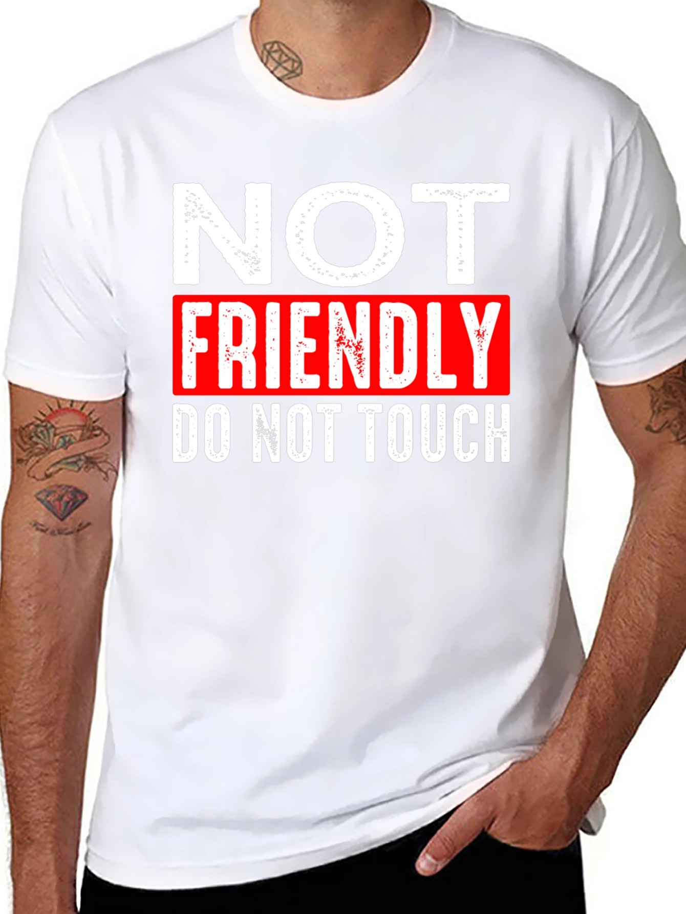 Not Friendly Graphic T-Shirt