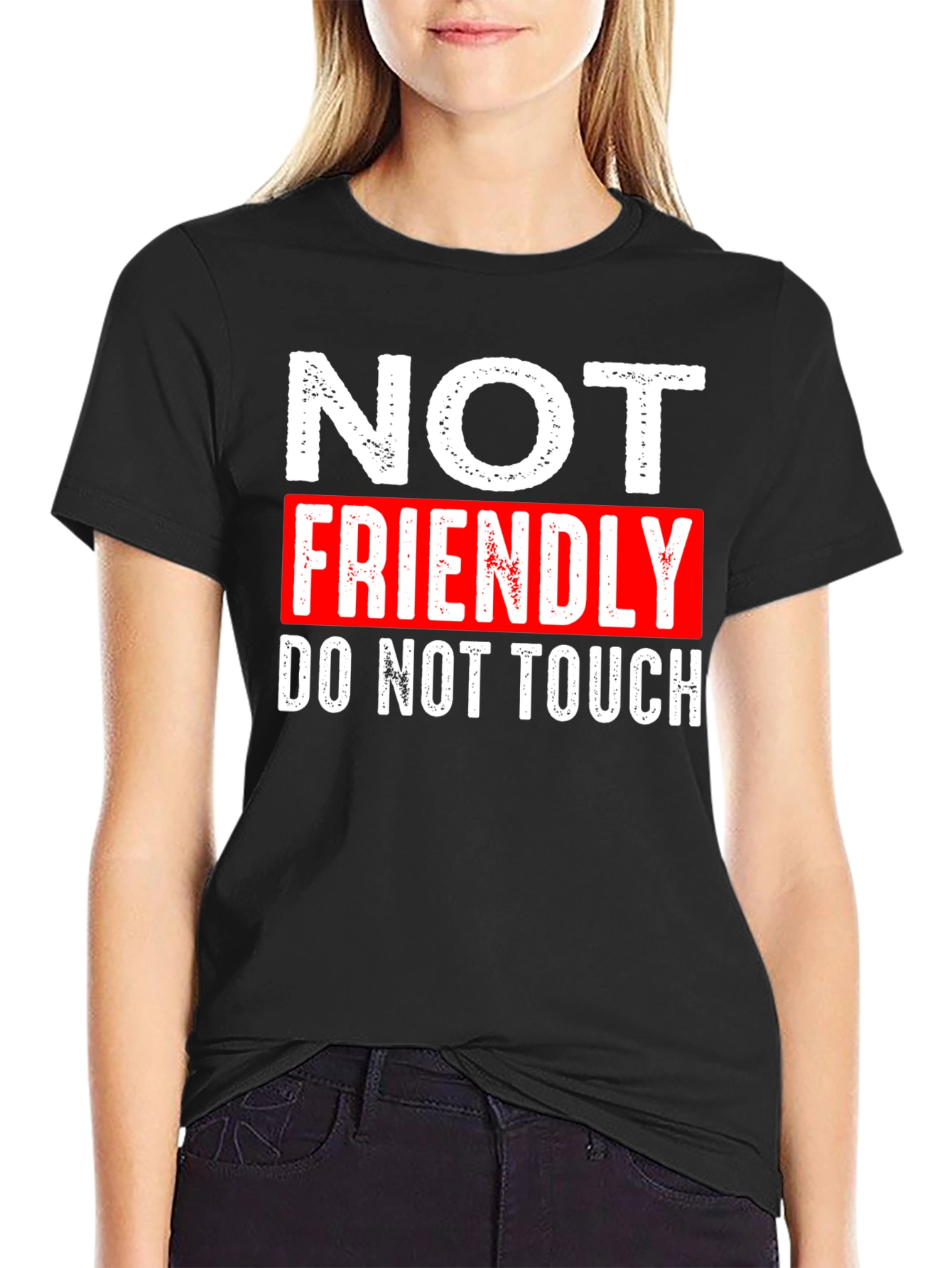 Not Friendly Graphic T-Shirt