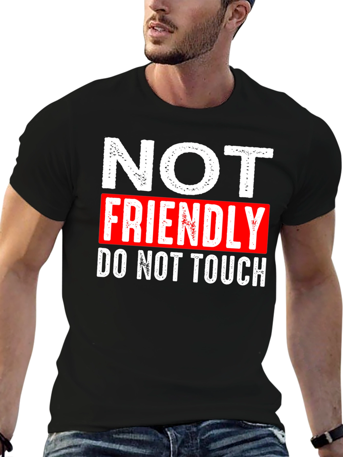 Not Friendly Graphic T-Shirt