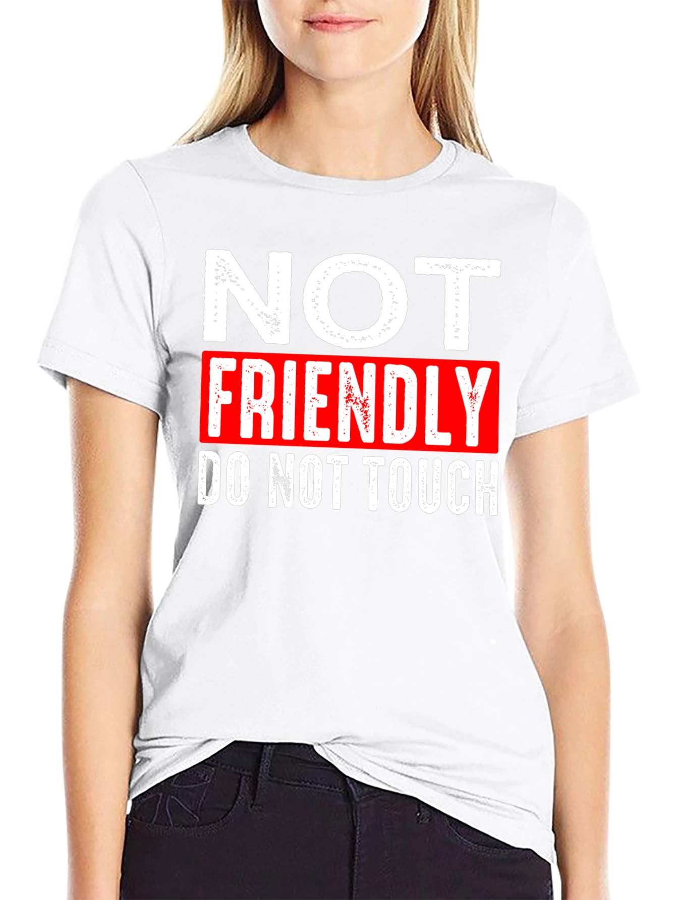 Not Friendly Graphic T-Shirt