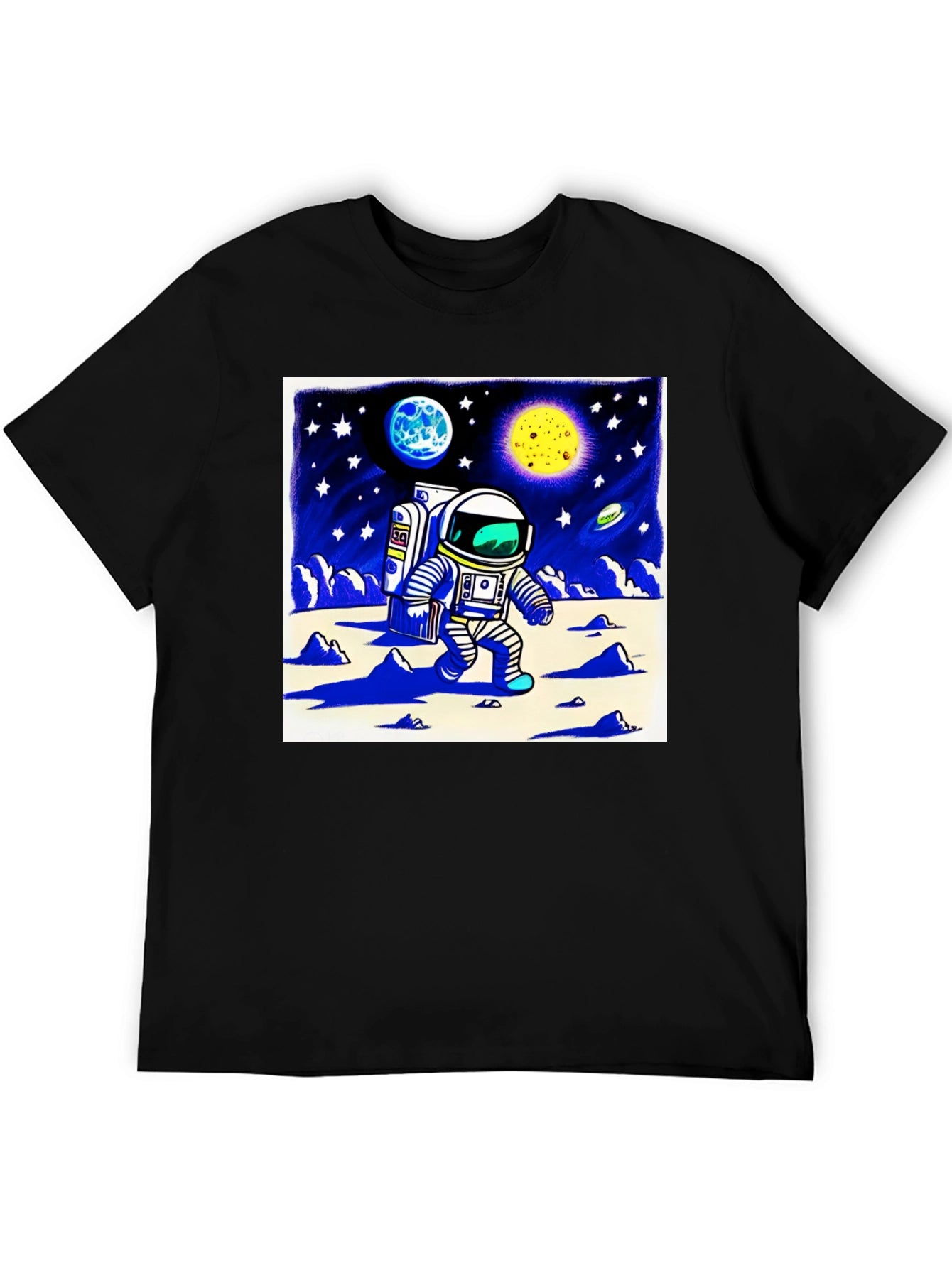 Astronaut Moonwalk Graphic Tee
