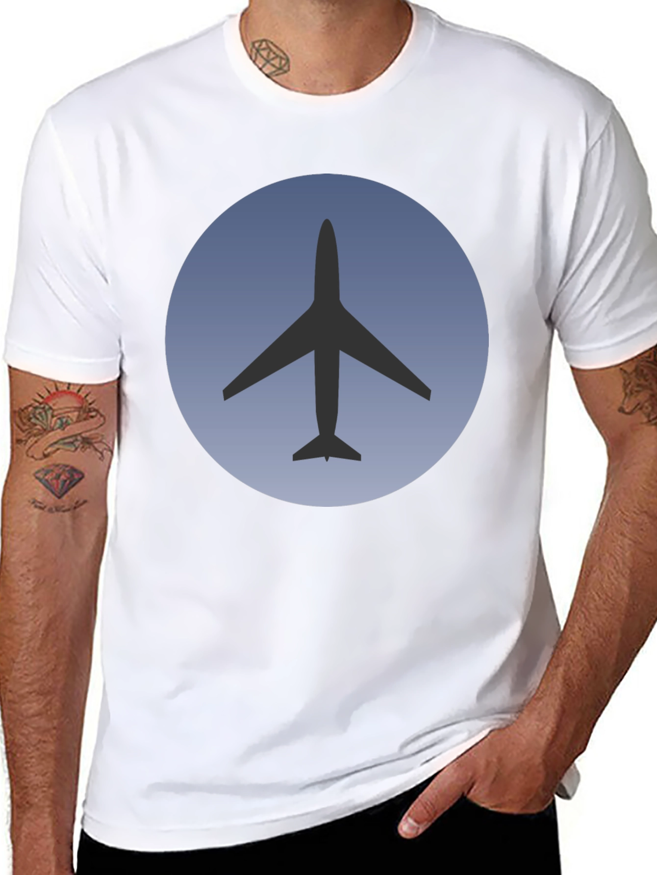 Airplane Graphic Tee - Stylish Jet Setter T-Shirt
