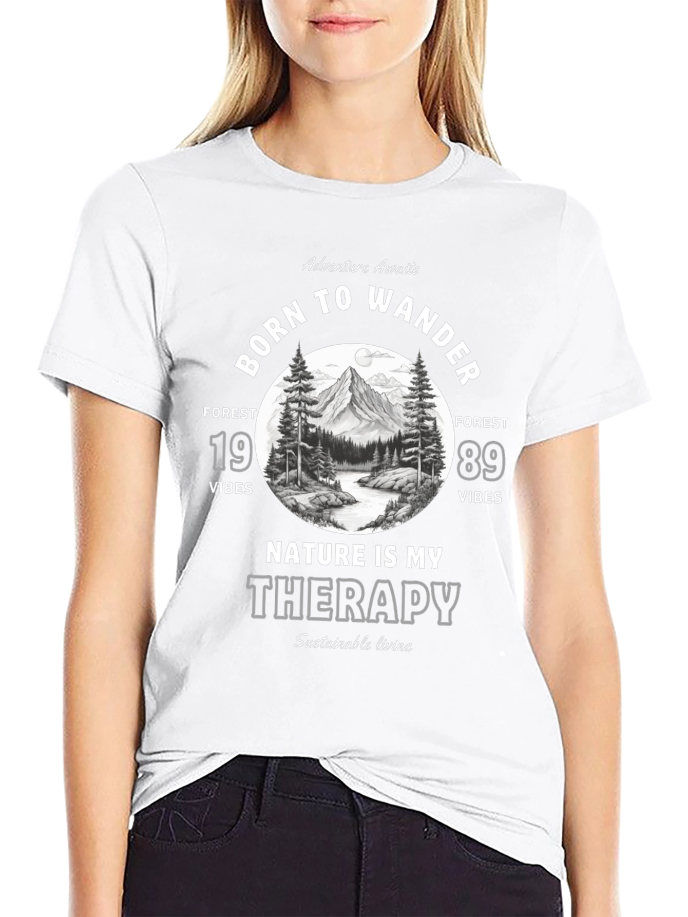Born to Wander Graphic T-Shirt - Nature Therapy