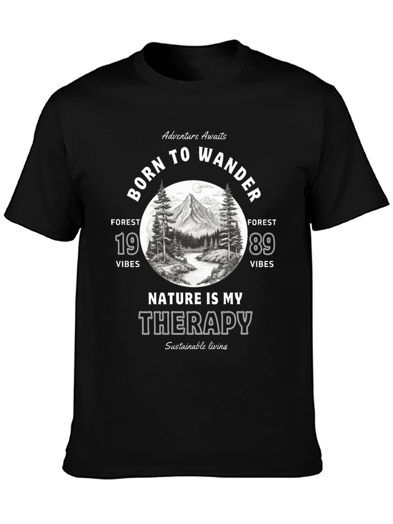 Born to Wander Graphic T-Shirt - Nature Therapy