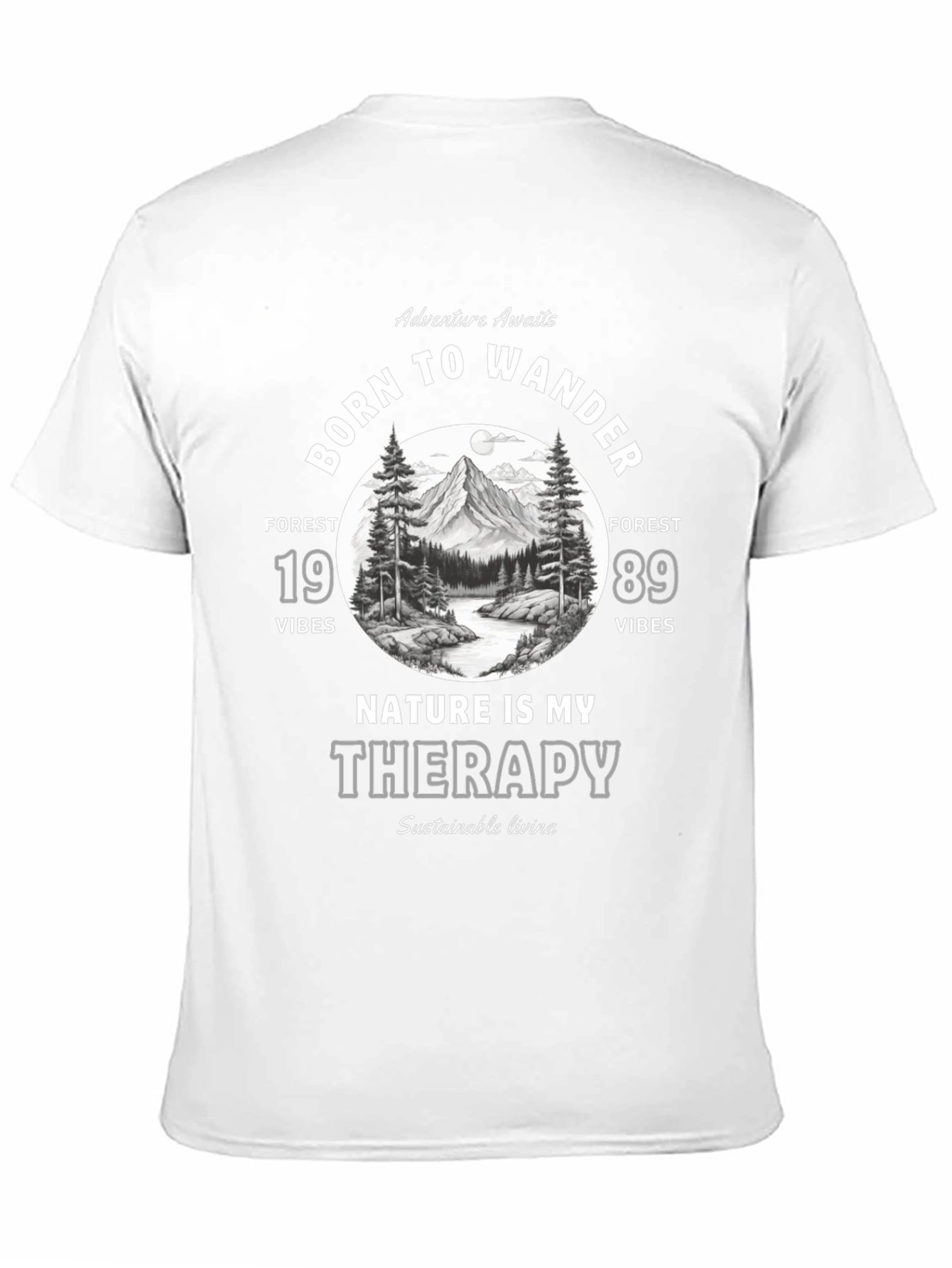 Born to Wander Graphic T-Shirt - Nature Therapy