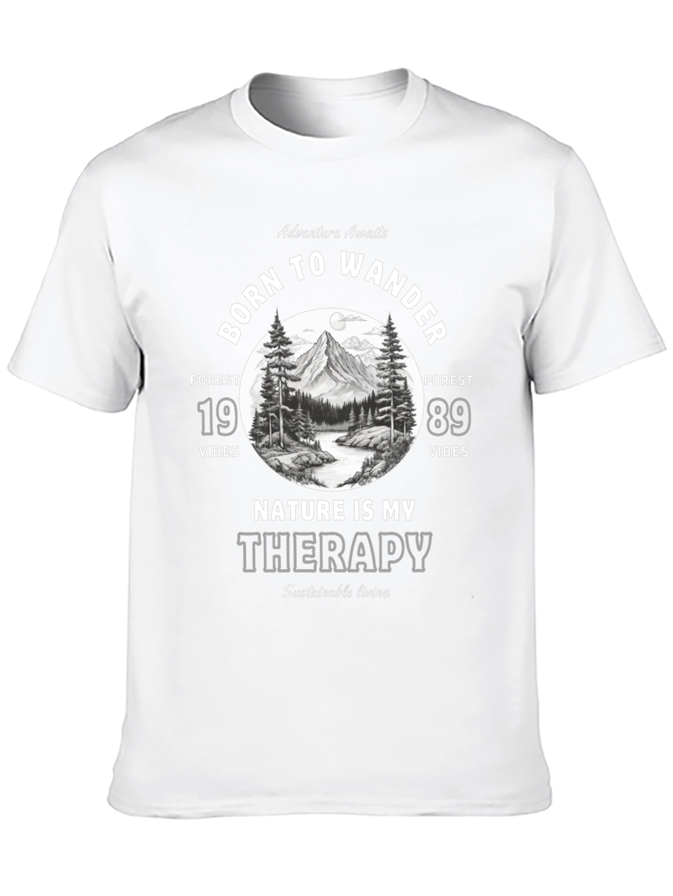 Born to Wander Graphic T-Shirt - Nature Therapy