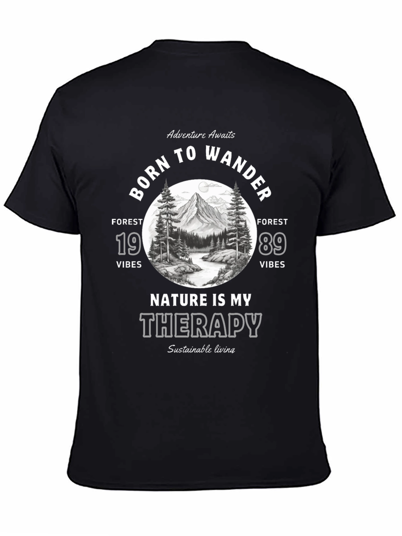 Born to Wander Graphic T-Shirt - Nature Therapy