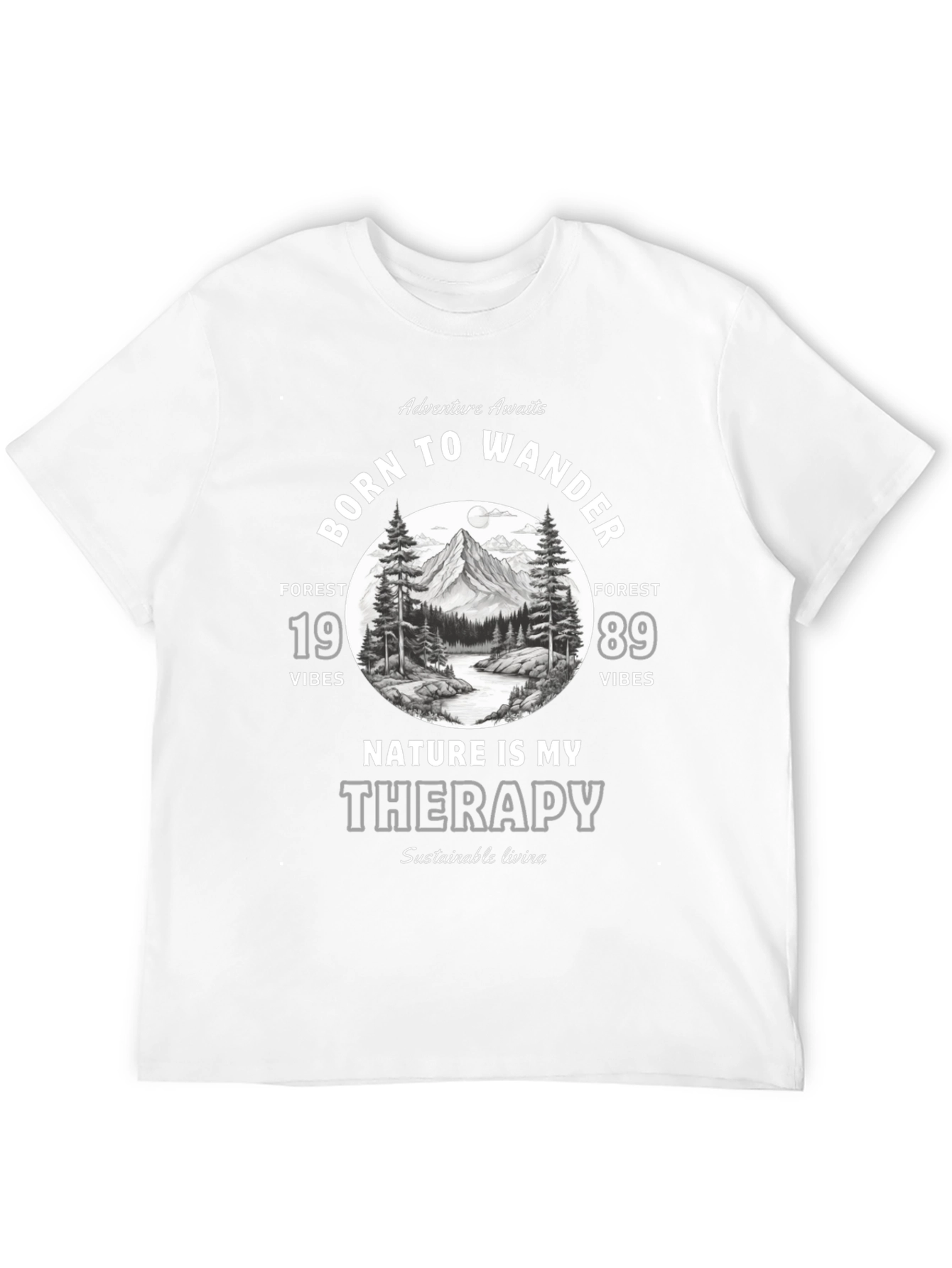 Born to Wander Graphic T-Shirt - Nature Therapy