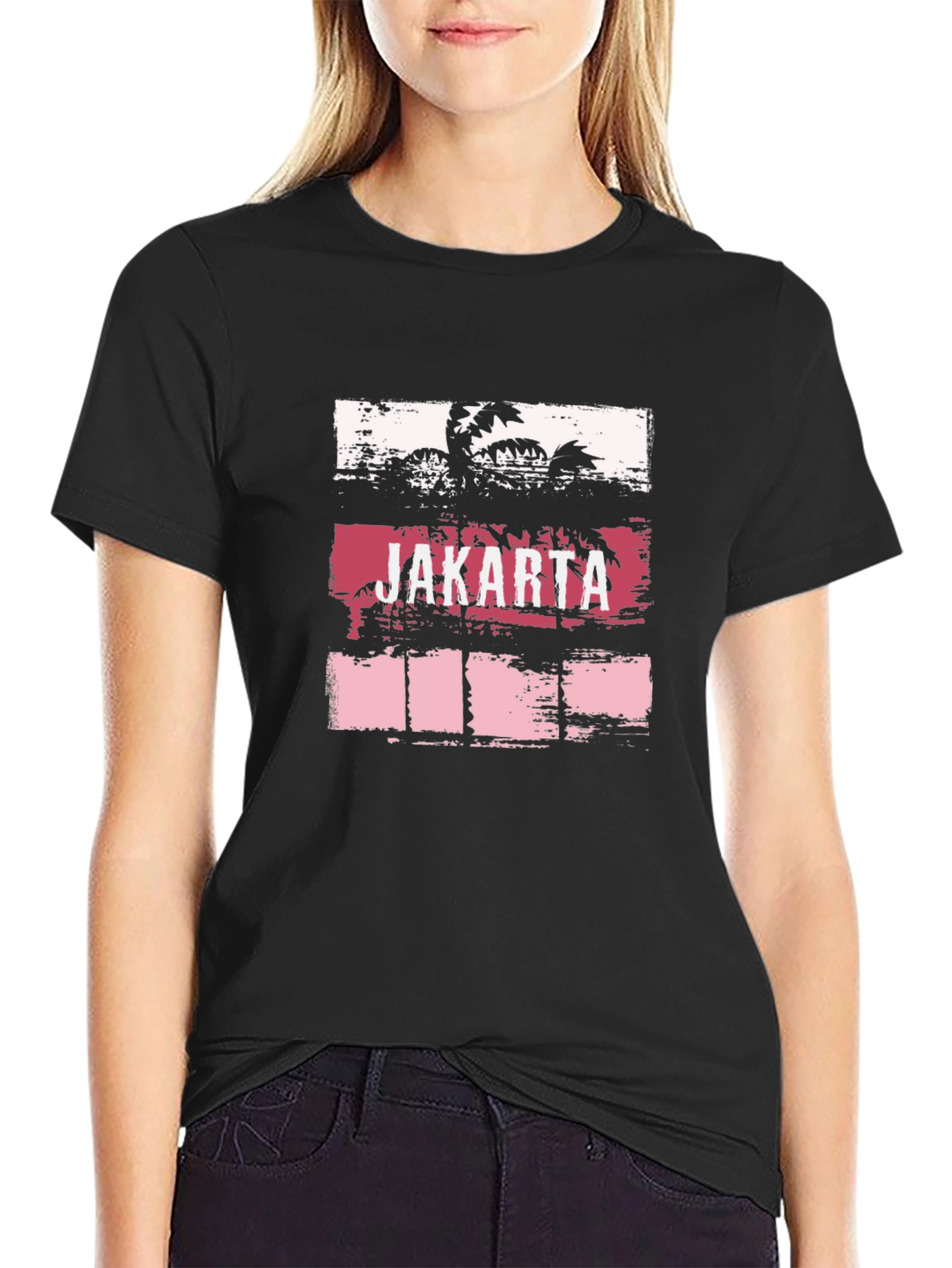 Jakarta Palm T-Shirt - Graphic Tee for Men