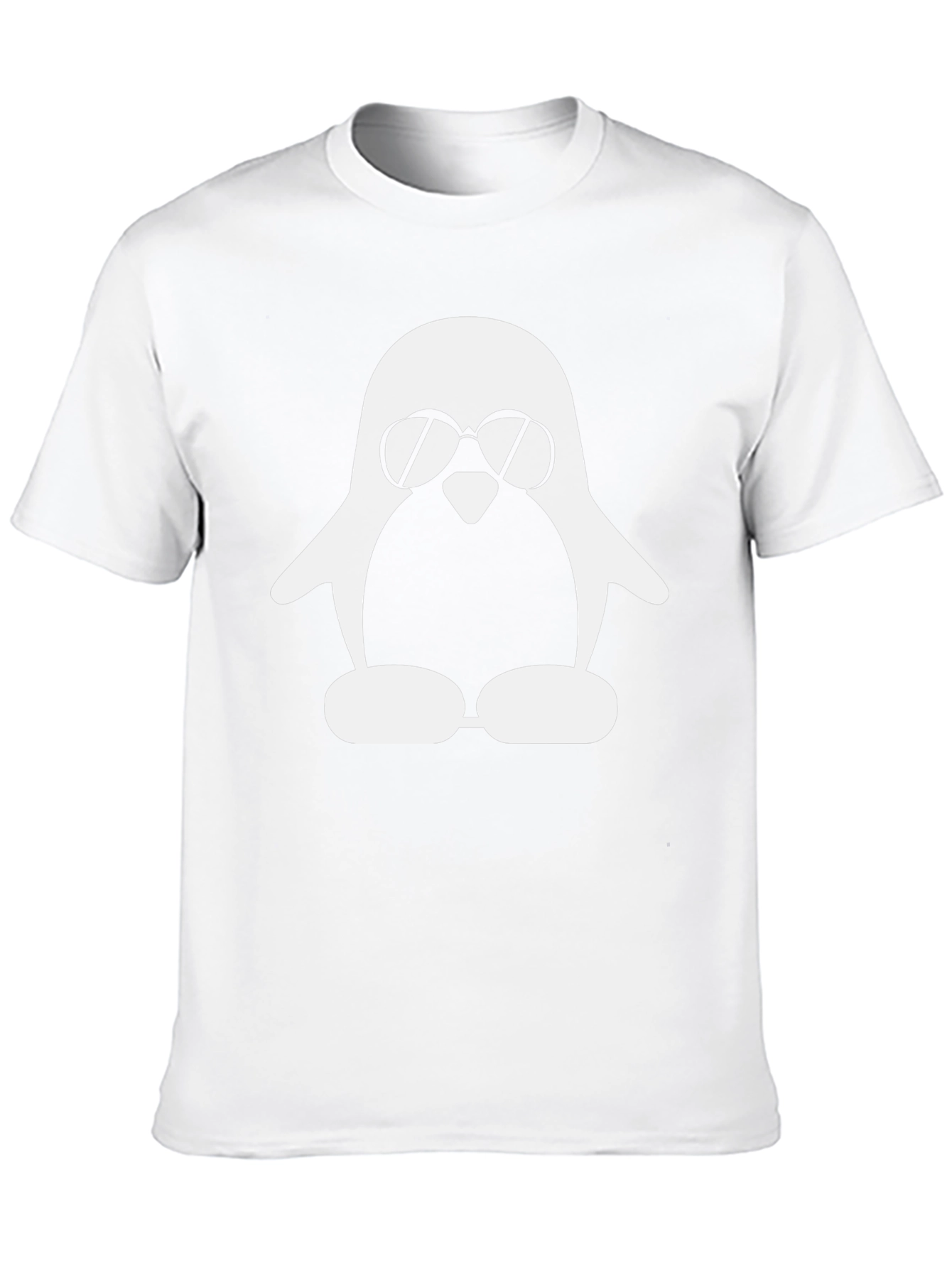 Cool Penguin Graphic T-Shirt - Black