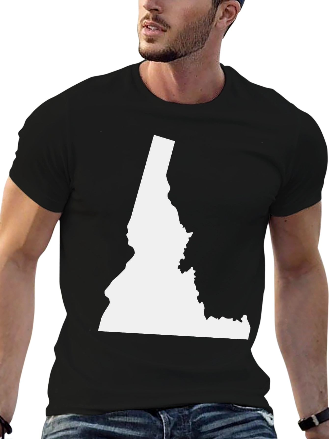 Idaho State Outline Graphic Tee