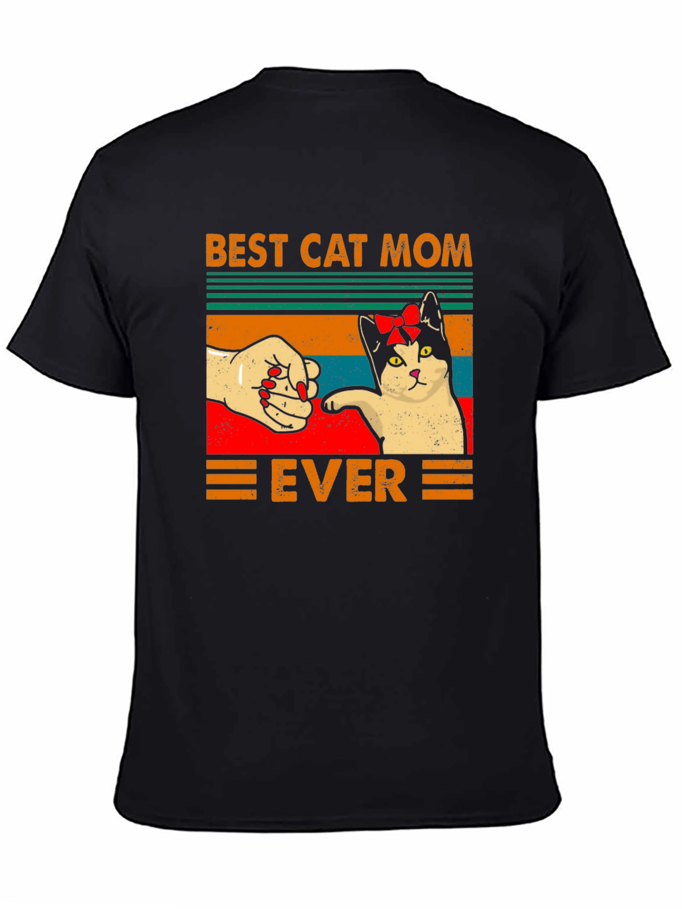 Best Cat Mom Ever Graphic T-Shirt