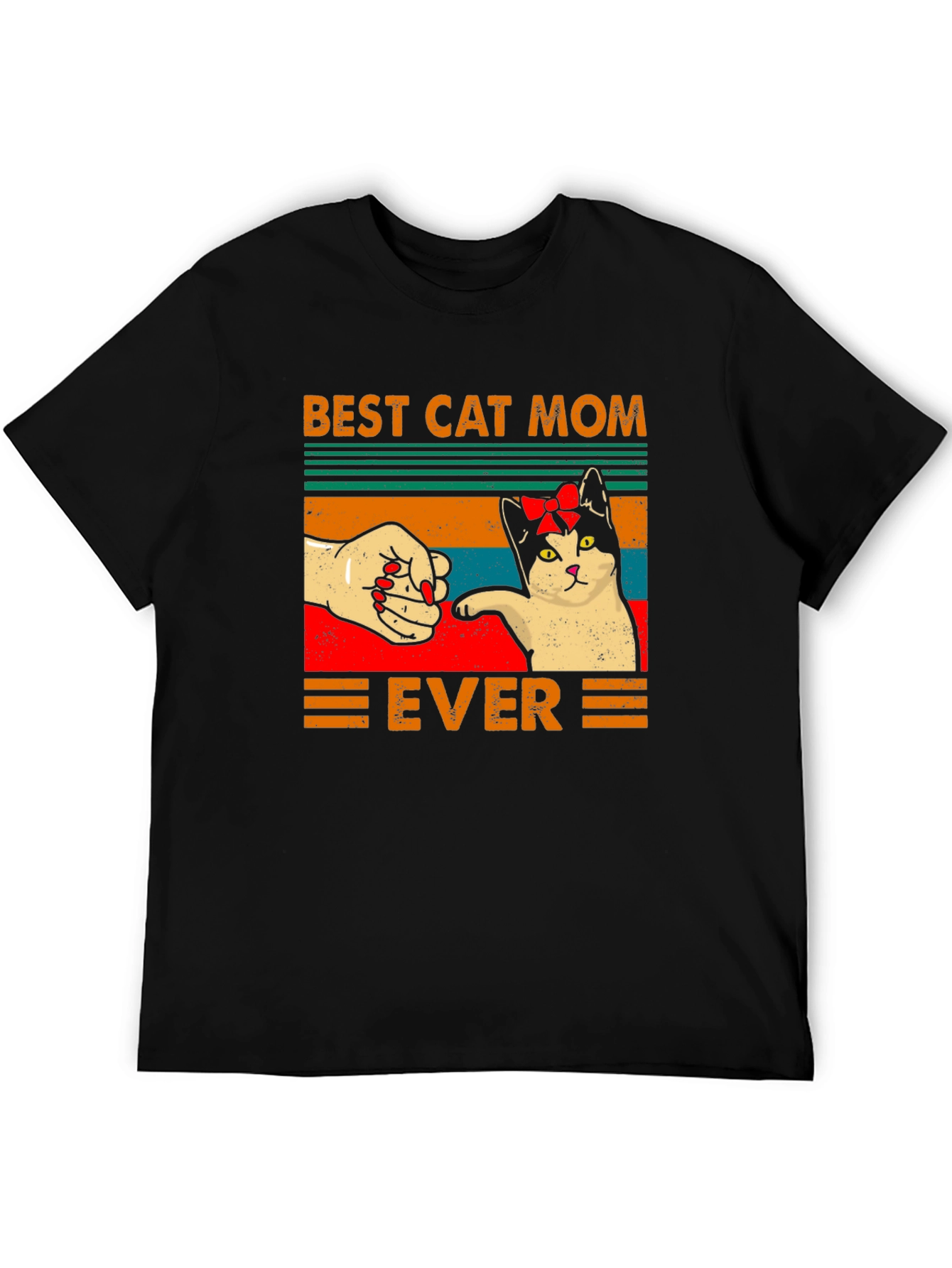 Best Cat Mom Ever Graphic T-Shirt
