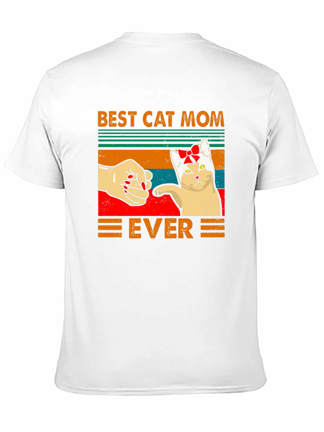 Best Cat Mom Ever Graphic T-Shirt