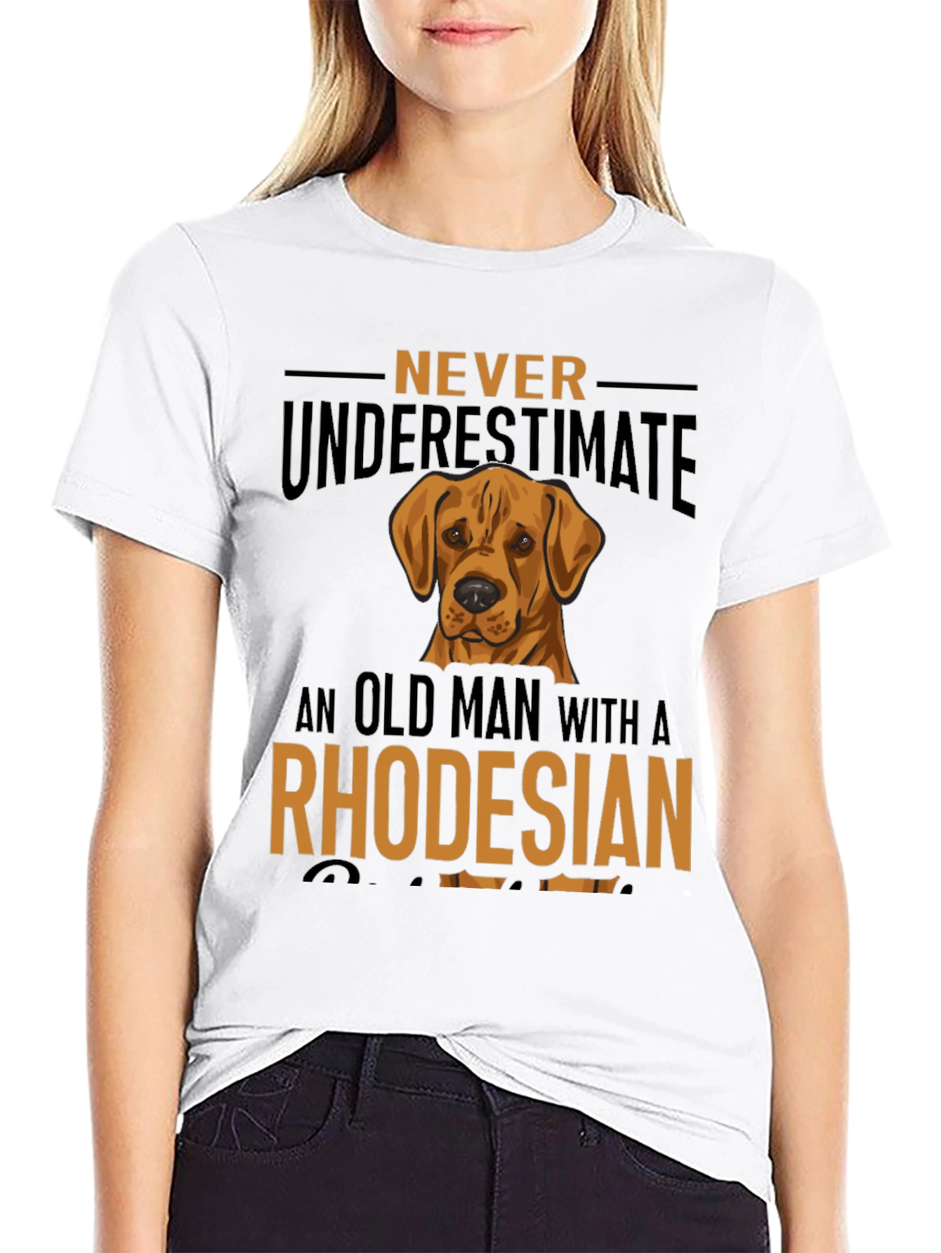 Rhodesian Ridgeback Old Man T-Shirt