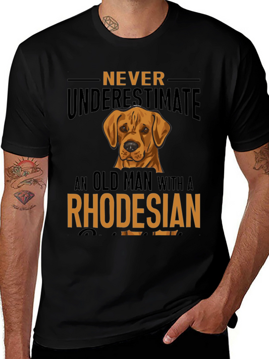 Rhodesian Ridgeback Old Man T-Shirt
