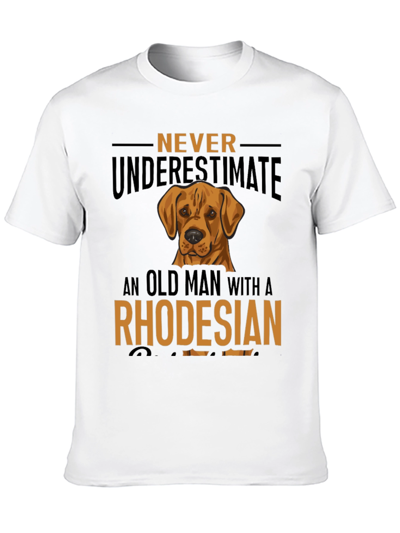 Rhodesian Ridgeback Old Man T-Shirt