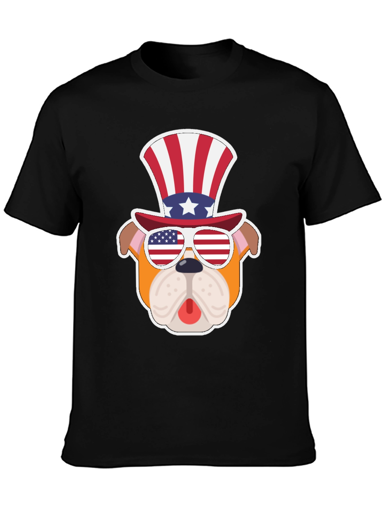 Patriotic Bulldog T-Shirt