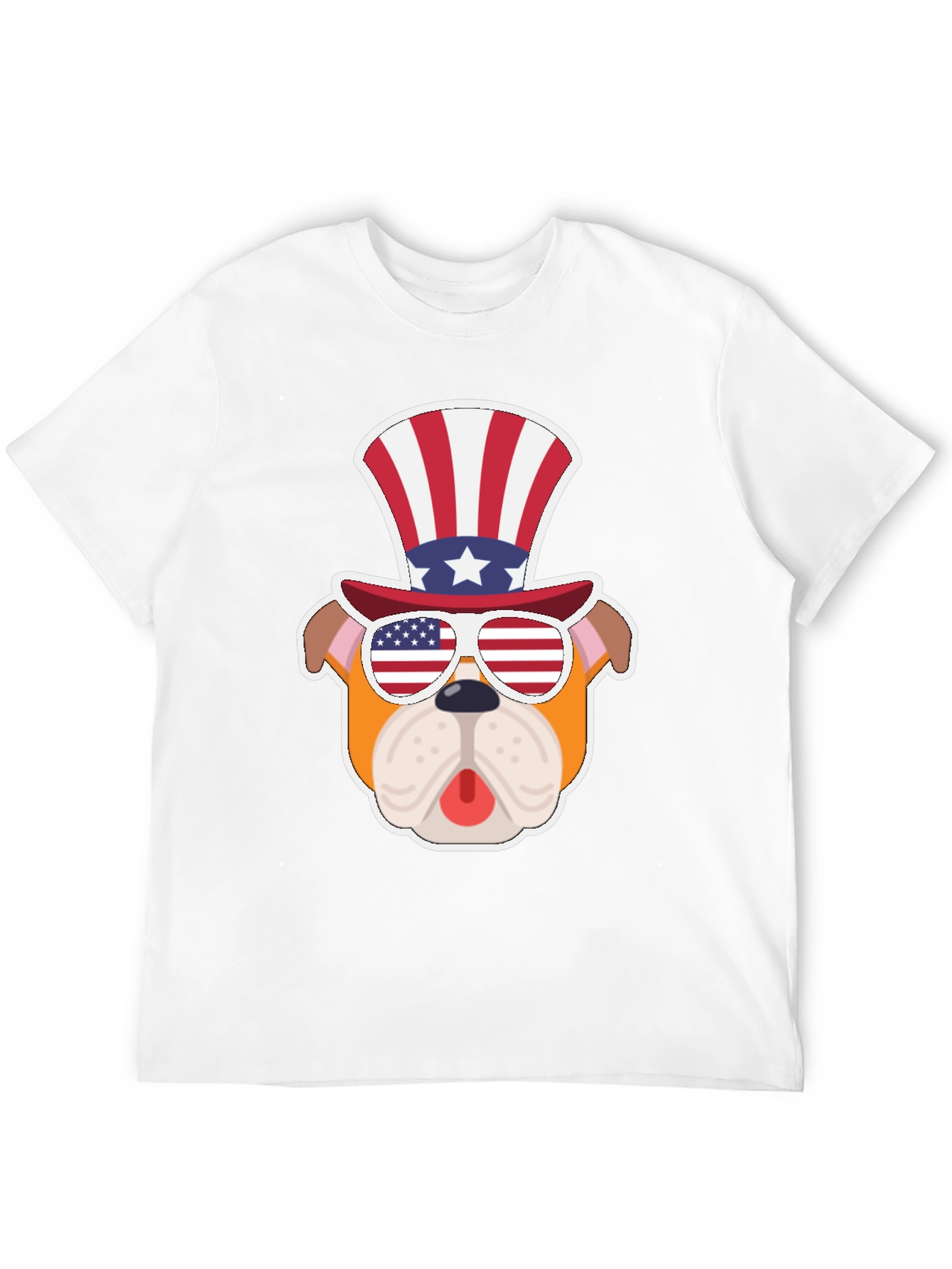 Patriotic Bulldog T-Shirt