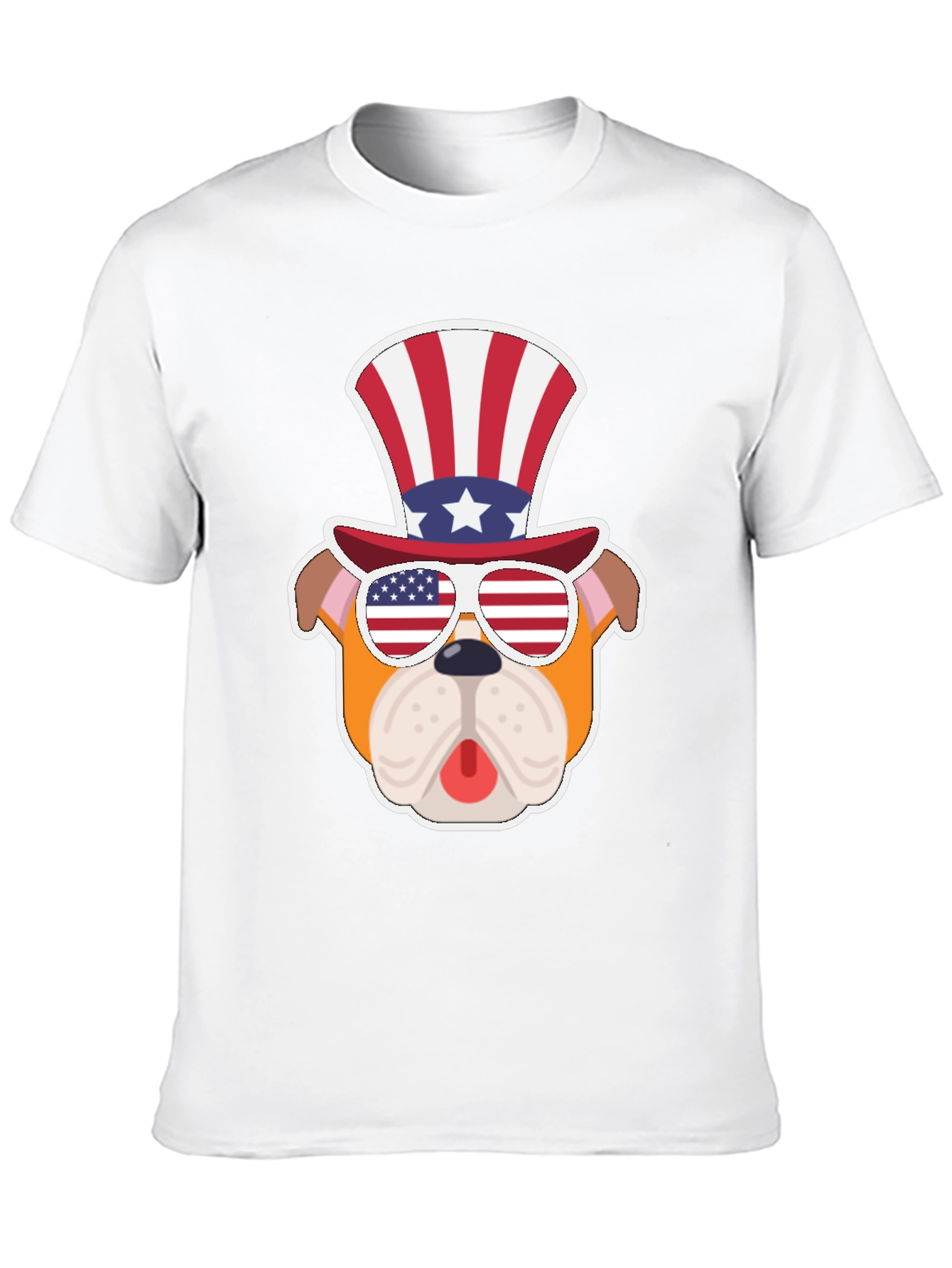 Patriotic Bulldog T-Shirt
