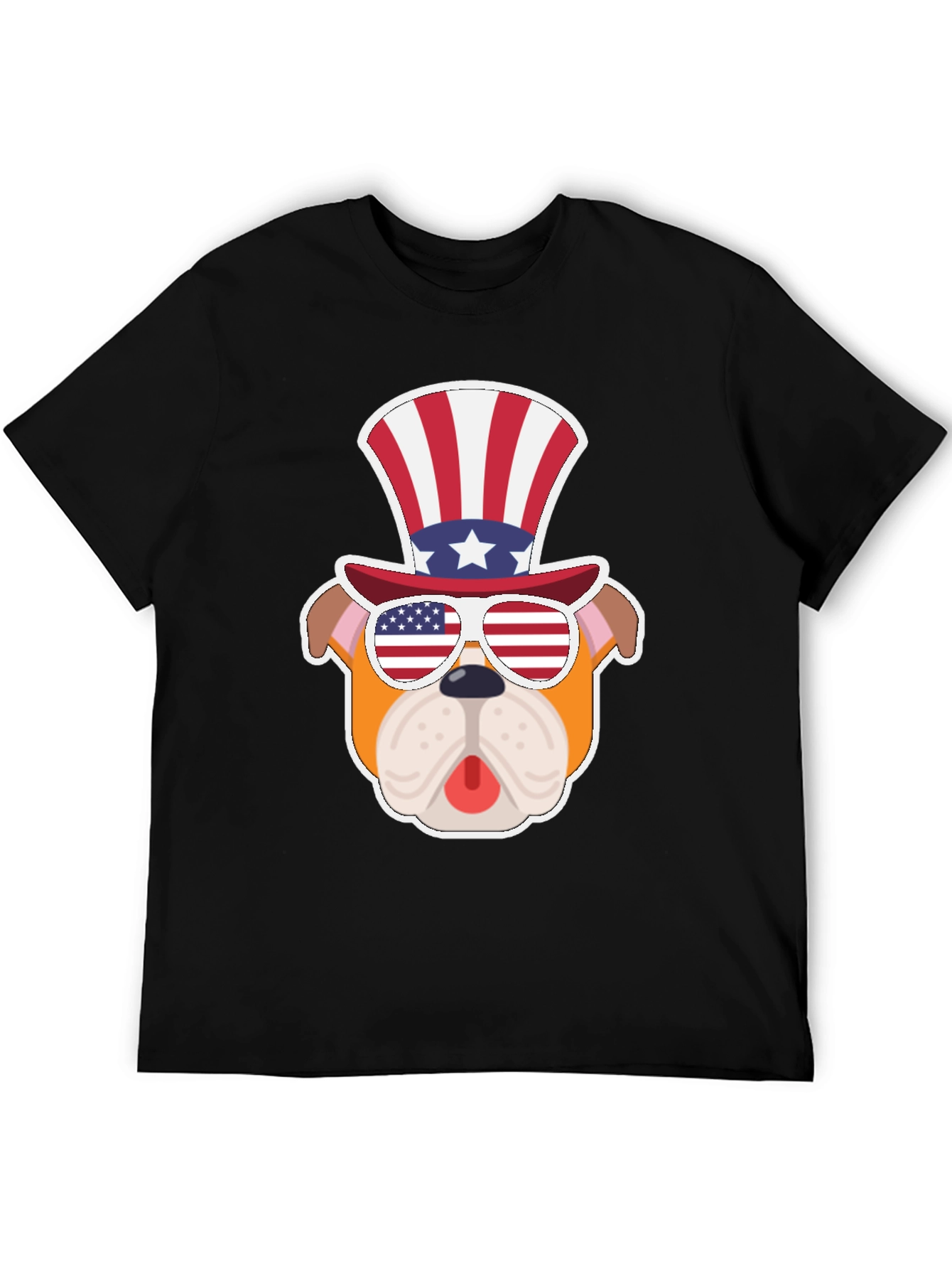 Patriotic Bulldog T-Shirt