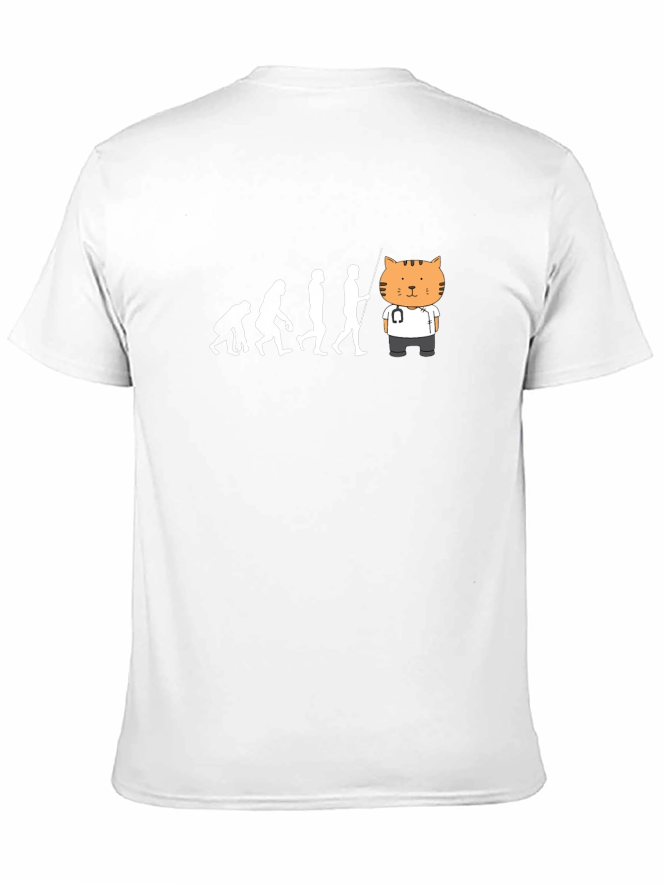Evolution to Cat Doctor T-Shirt