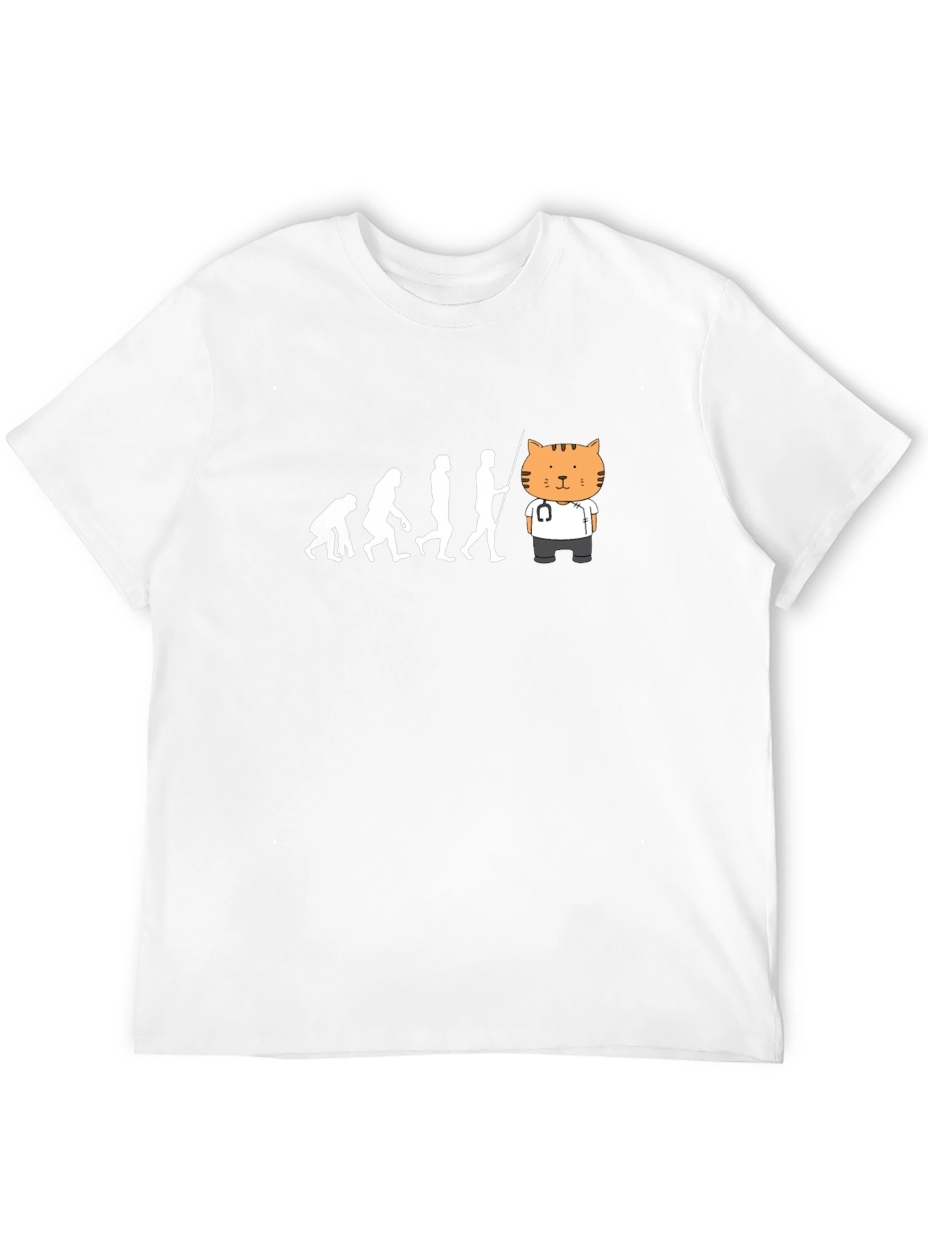 Evolution to Cat Doctor T-Shirt