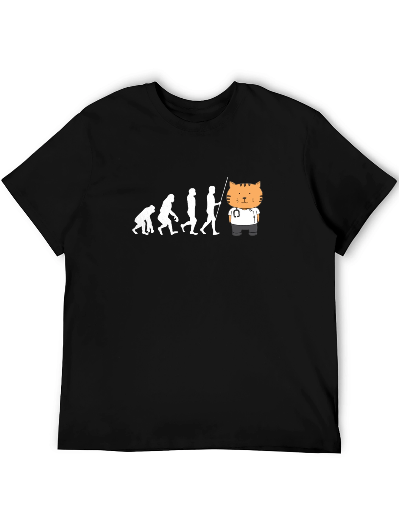 Evolution to Cat Doctor T-Shirt