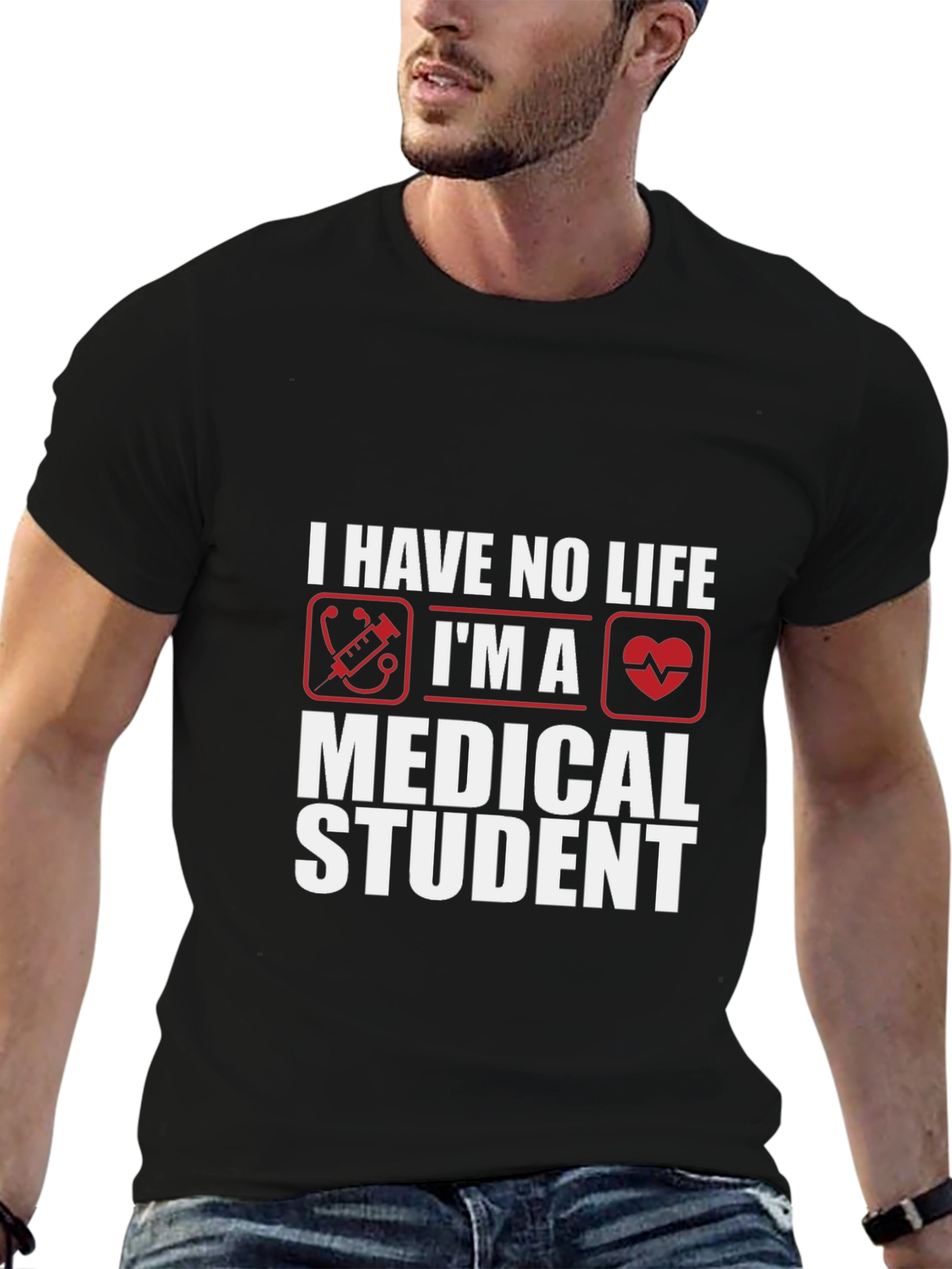 Medical Student T-Shirt - No Life Design