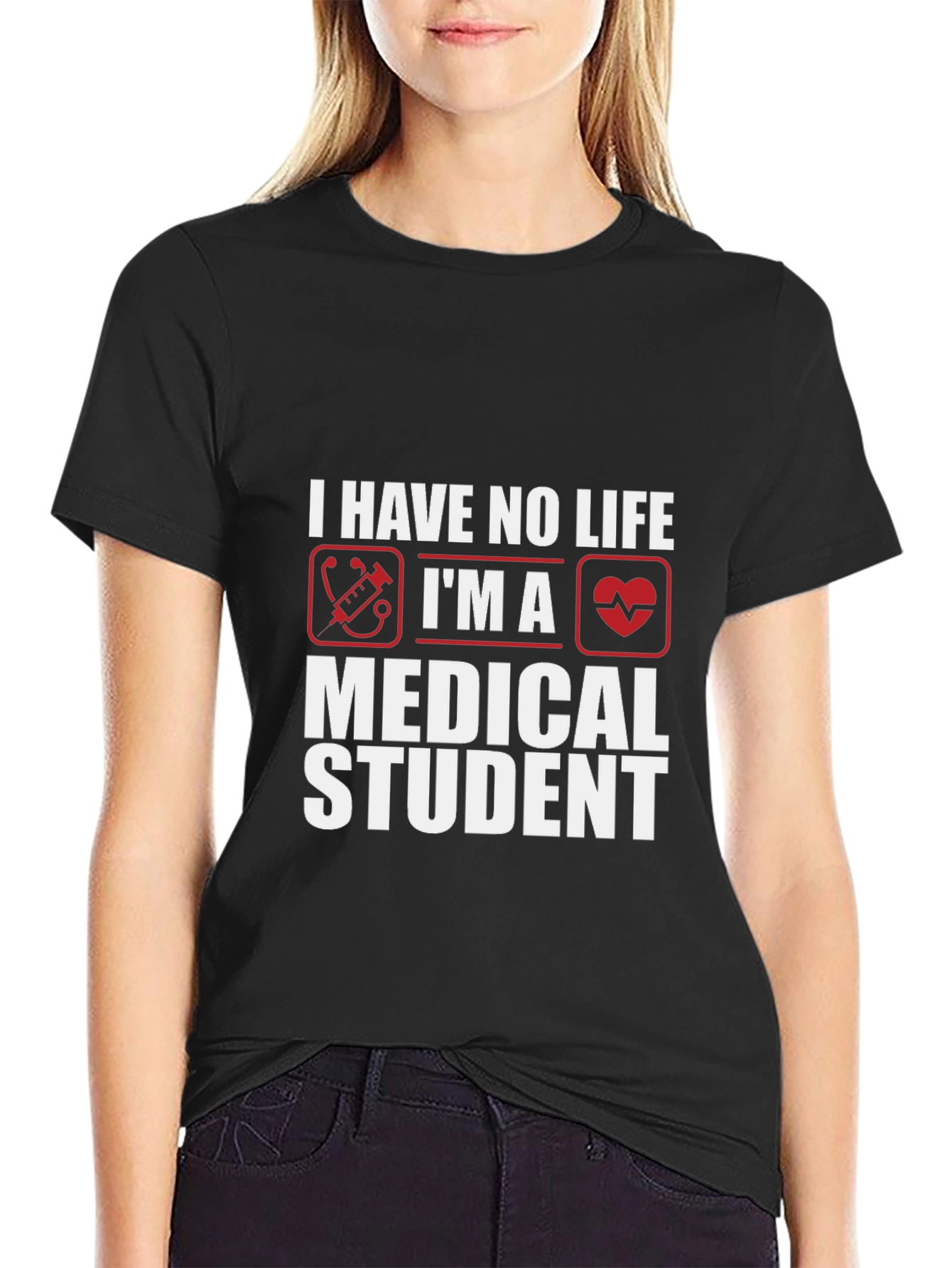 Medical Student T-Shirt - No Life Design