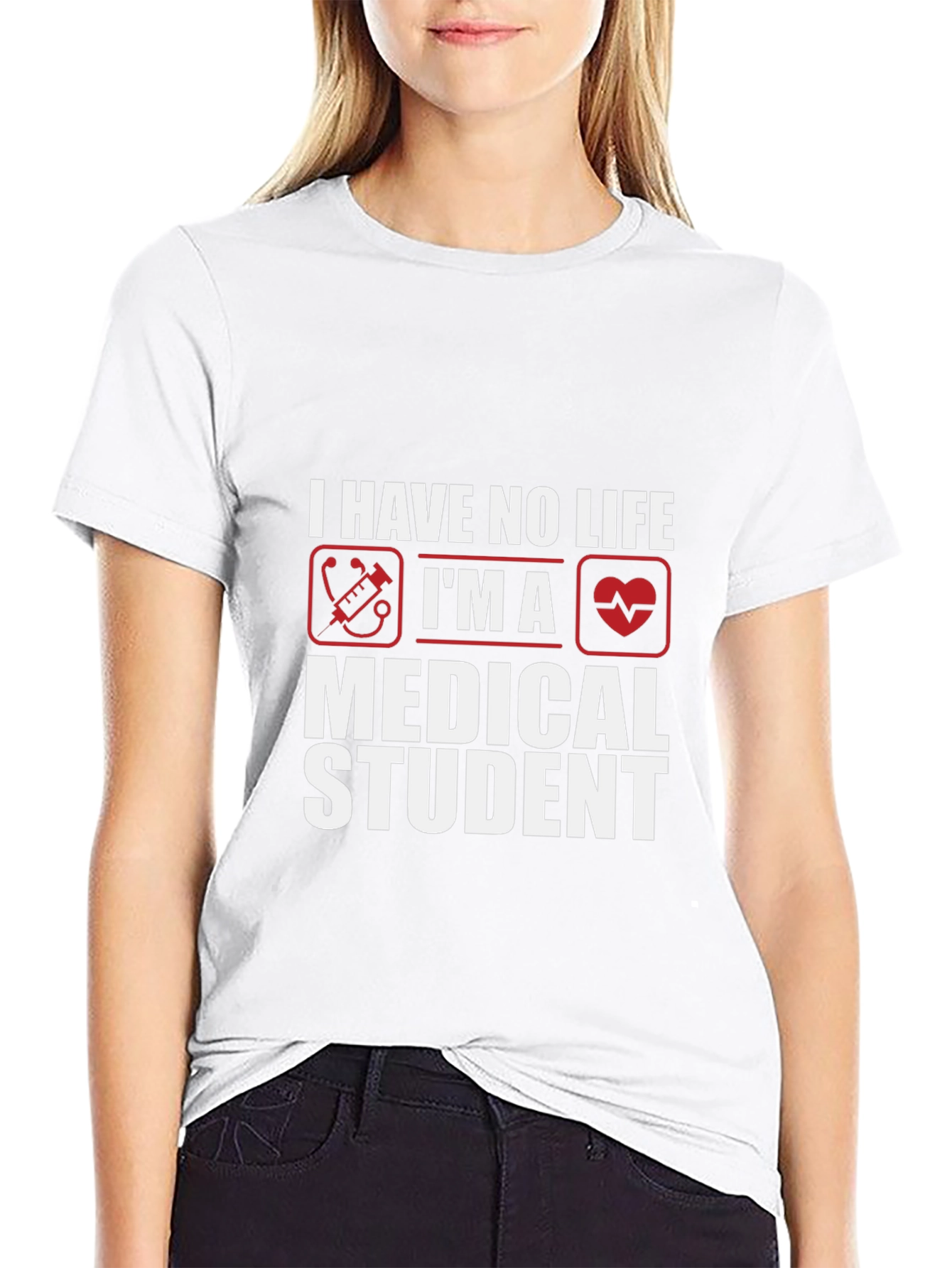 Medical Student T-Shirt - No Life Design