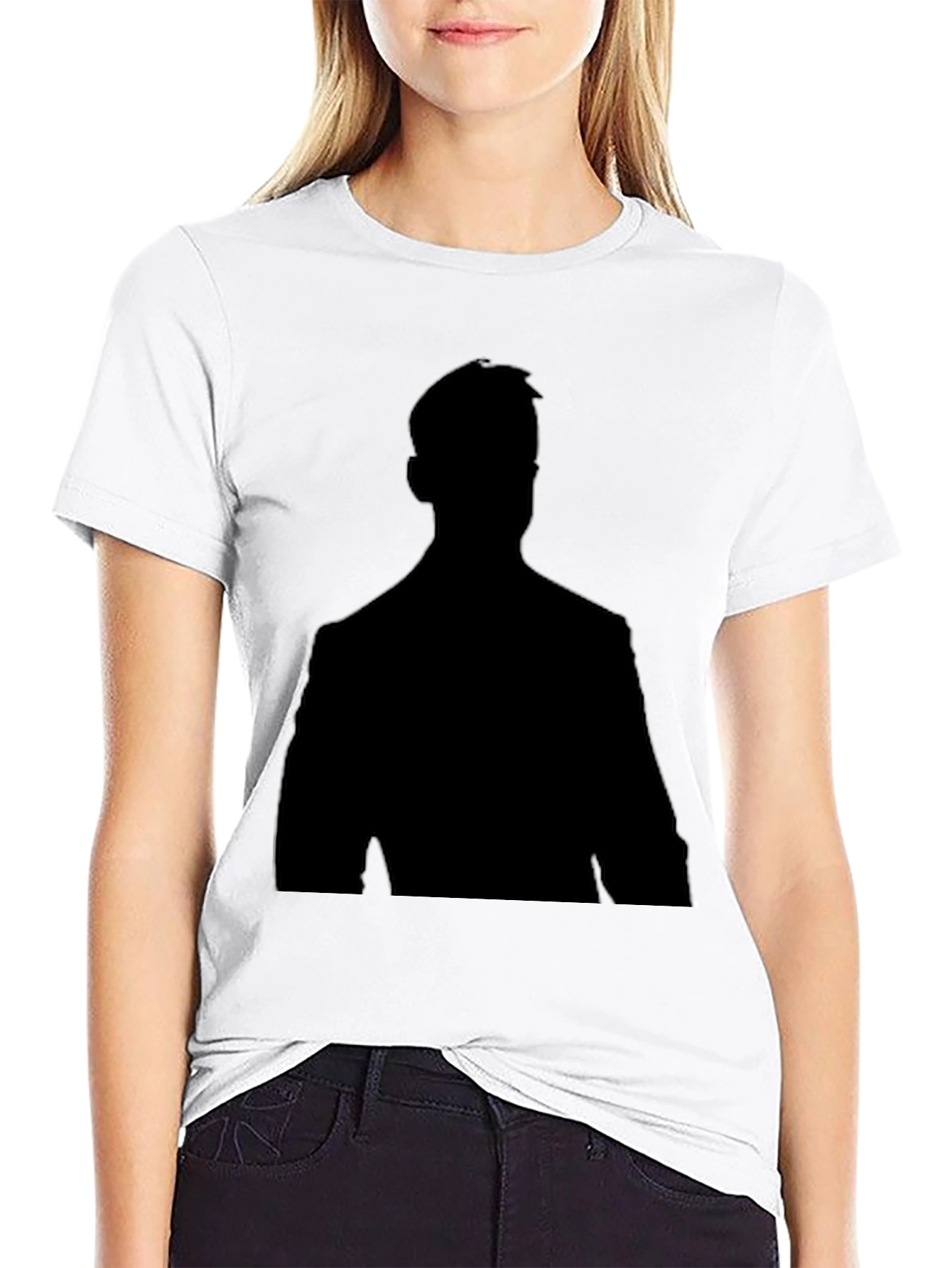 Mens Silhouette T-Shirt - Classic Black Tee