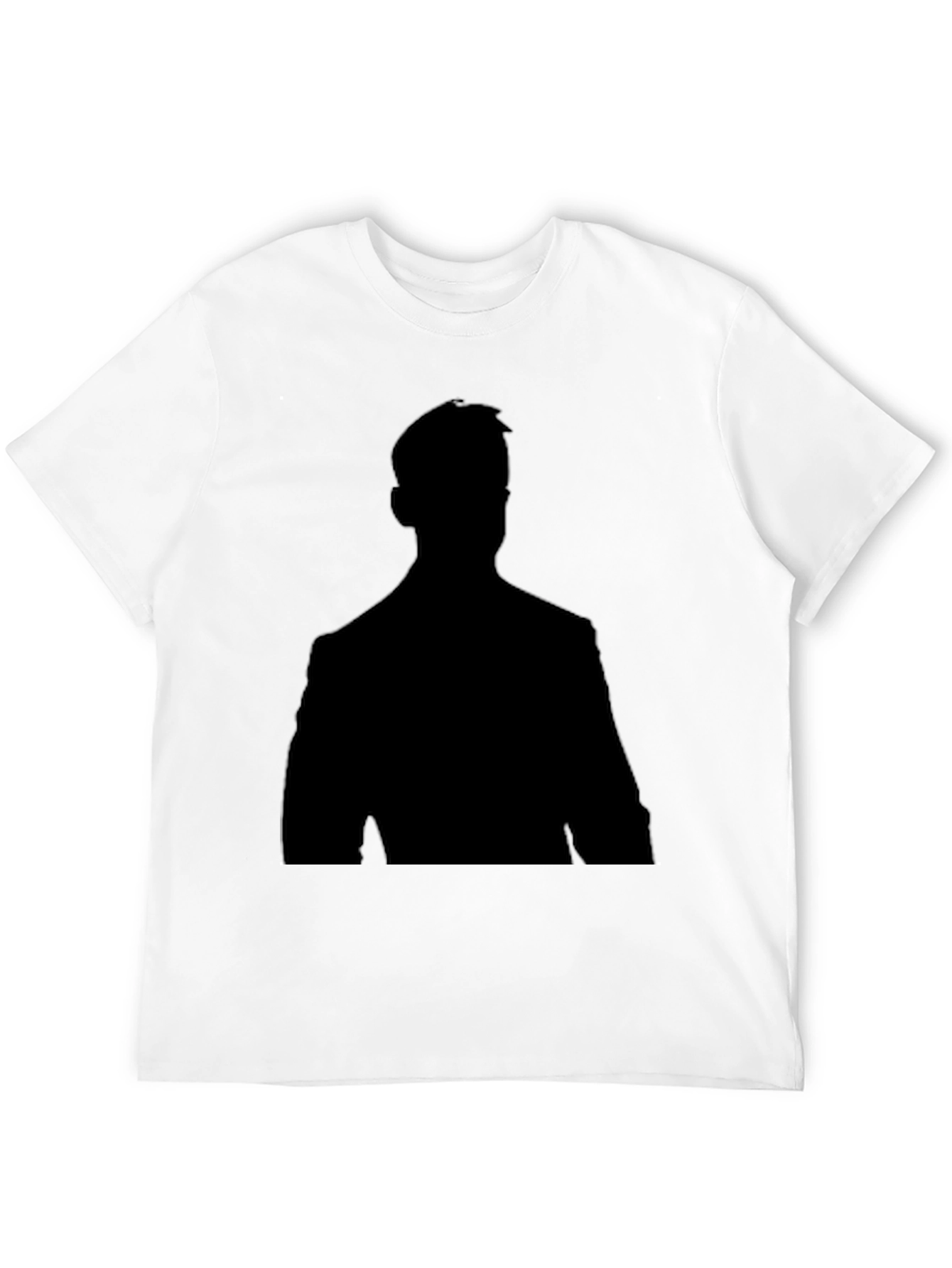 Mens Silhouette T-Shirt - Classic Black Tee