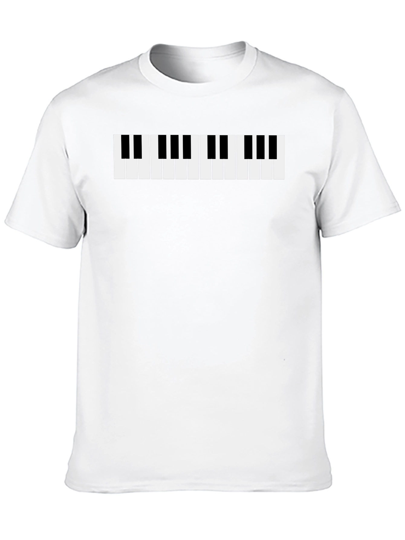 Piano Keys Graphic Tee - Black T-Shirt