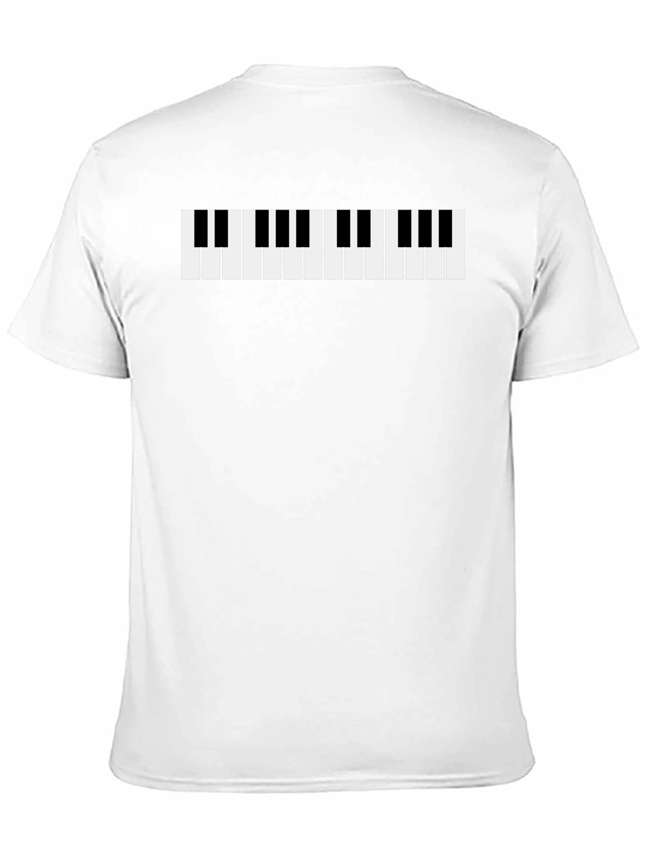Piano Keys Graphic Tee - Black T-Shirt