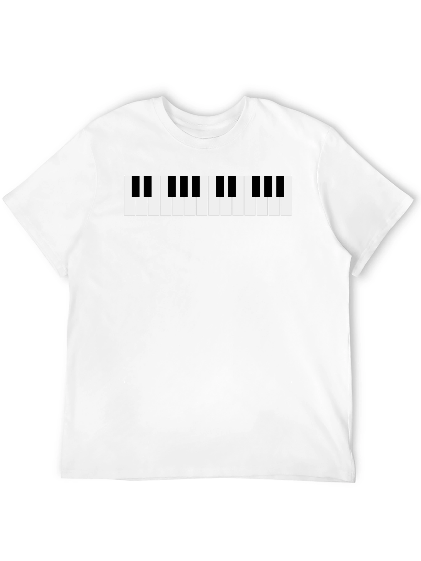 Piano Keys Graphic Tee - Black T-Shirt