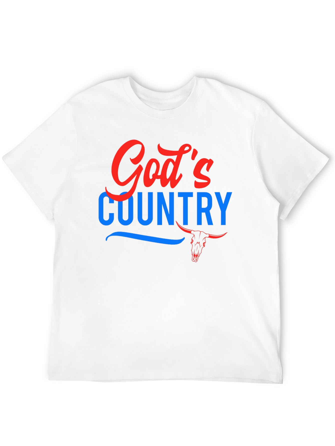 Gods Country Graphic Tee - Patriotic Style