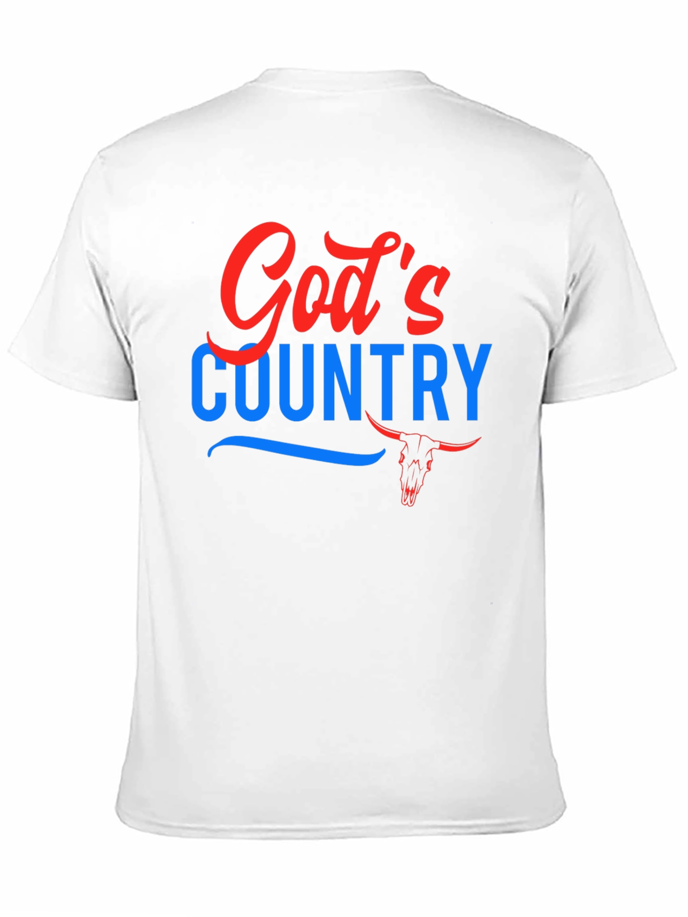 Gods Country Graphic Tee - Patriotic Style